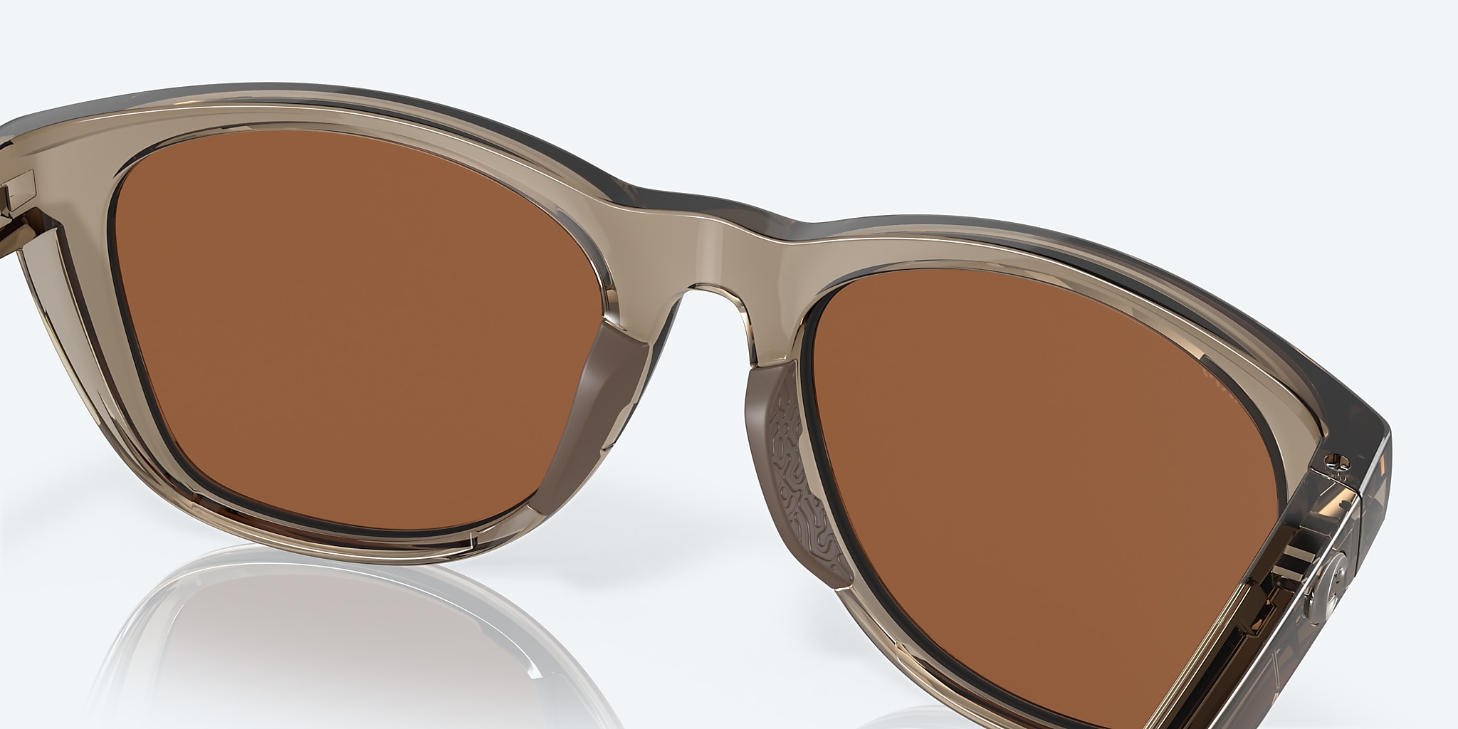 Sunglasses Costa Aleta L (54-19) with Copper Silver Mirror lens and Taupe Crystal frame Image 7 of 7 Sunglasses Costa Aleta L (54-19) with Copper Silver Mirror lens and Taupe Crystal frame Image 7 of 7
