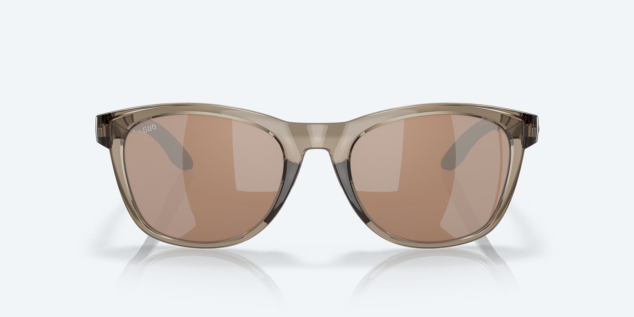 Sunglasses Costa Aleta L (54-19) with Copper Silver Mirror lens and Taupe Crystal frame Image 2 of 7 Sunglasses Costa Aleta L (54-19) with Copper Silver Mirror lens and Taupe Crystal frame Image 2 of 7