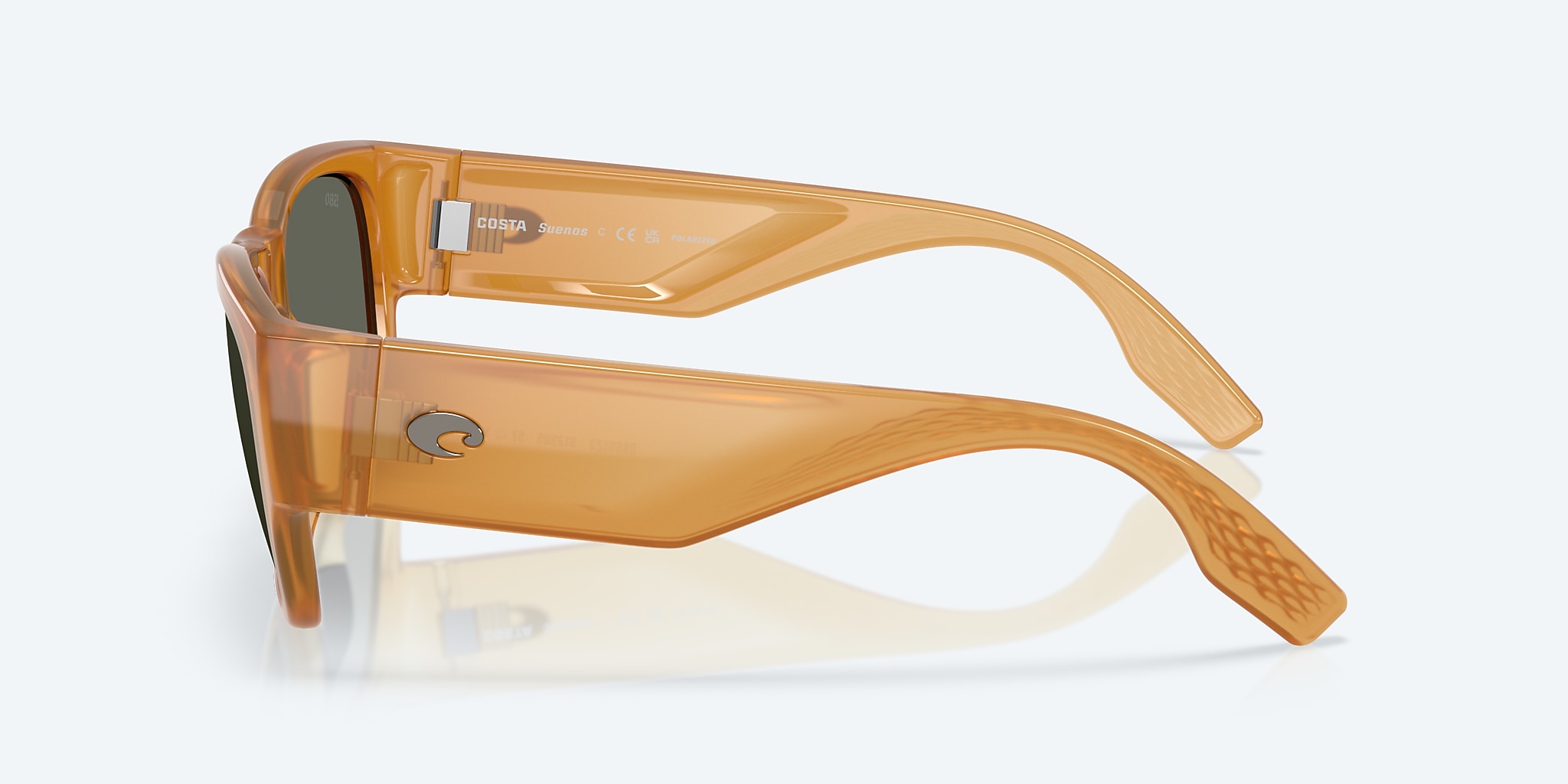 Sunglasses Costa Suenos XL (57-18) with Gray lens and Sun Coral frame Image 3 of 7 Sunglasses Costa Suenos XL (57-18) with Gray lens and Sun Coral frame Image 3 of 7