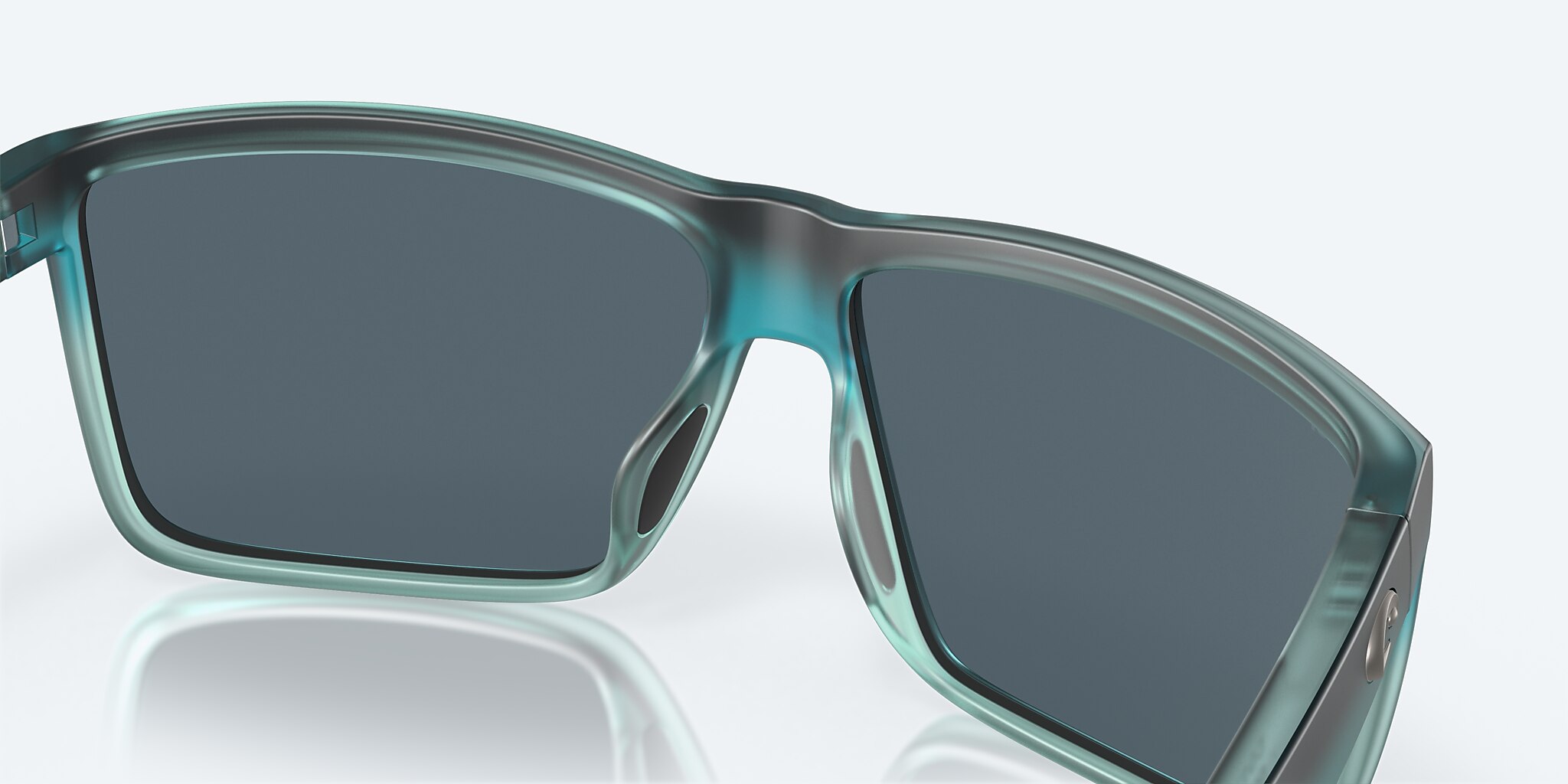 Sunglasses Costa Ocearch® Rinconcito M (60-12) with Gray Silver Mirror lens and Ocearch Matte Ocean Fade frame Image 7 of 8