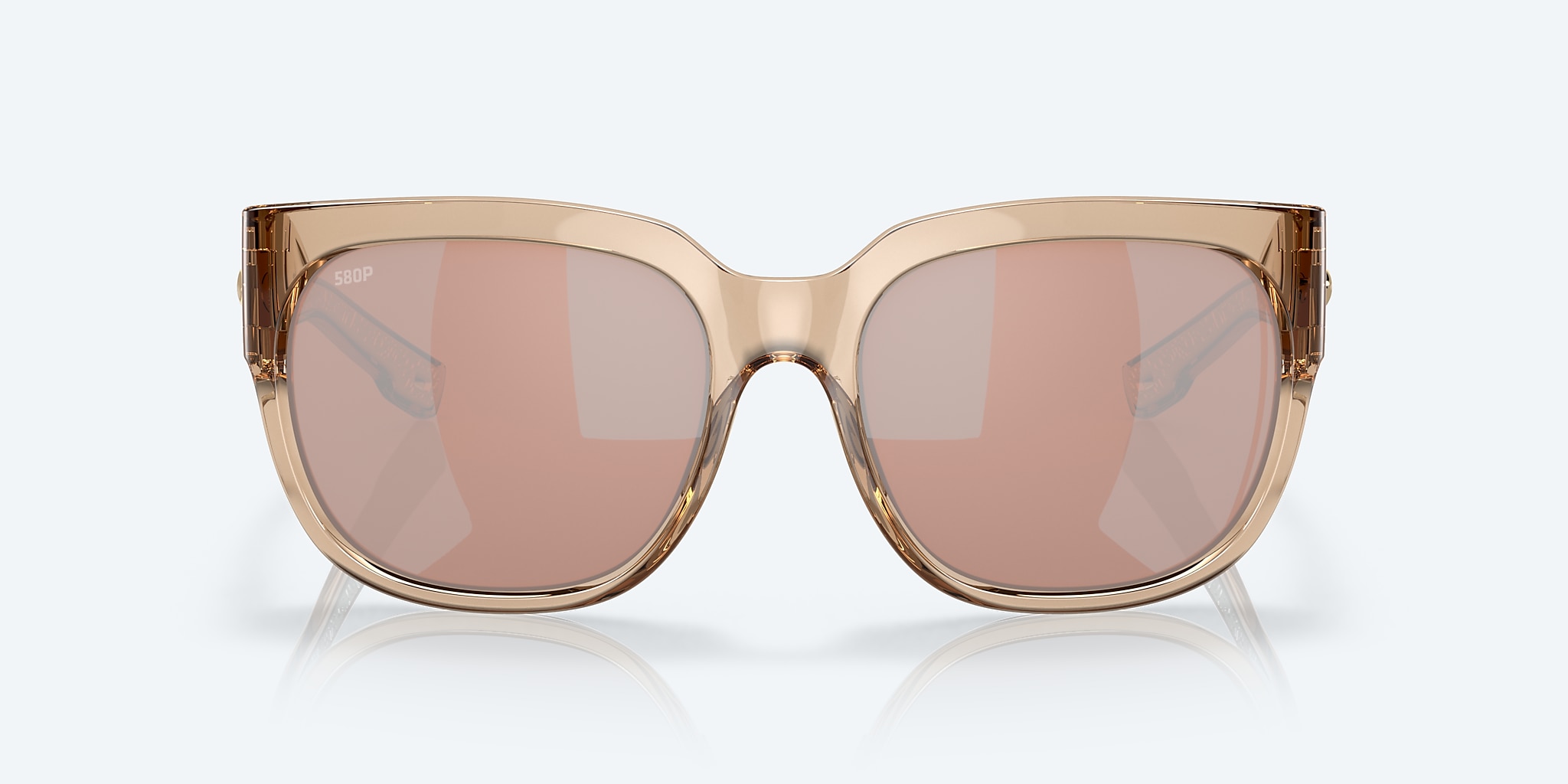 Sunglasses Costa Waterwoman 2 XL (58-18) with Copper Silver Mirror lens and Shiny Blonde Crystal frame Image 2 of 7 Sunglasses Costa Waterwoman 2 XL (58-18) with Copper Silver Mirror lens and Shiny Blonde Crystal frame Image 2 of 7