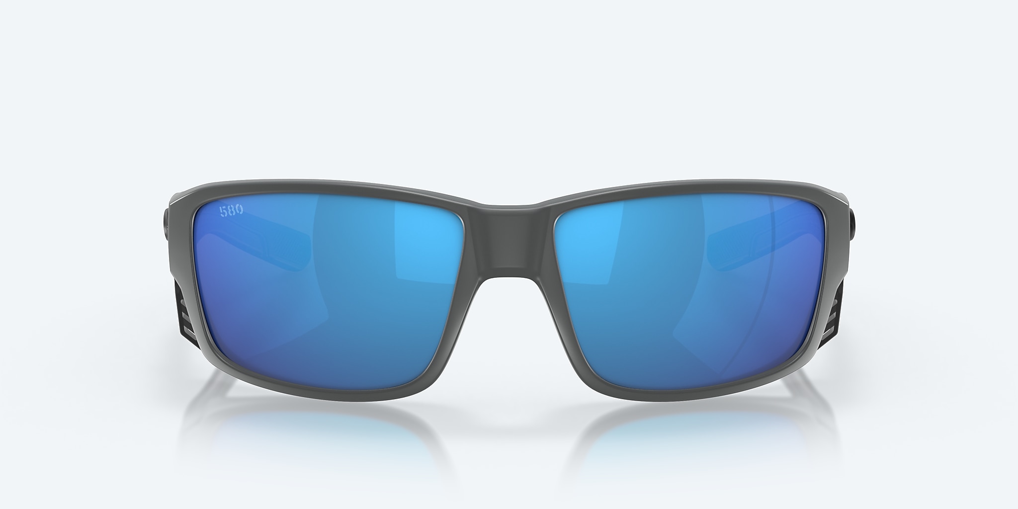 Sunglasses Costa Tuna Alley PRO L (60-16) with Blue Mirror lens and Matte Gray frame Image 2 of 7 Sunglasses Costa Tuna Alley PRO L (60-16) with Blue Mirror lens and Matte Gray frame Image 2 of 7