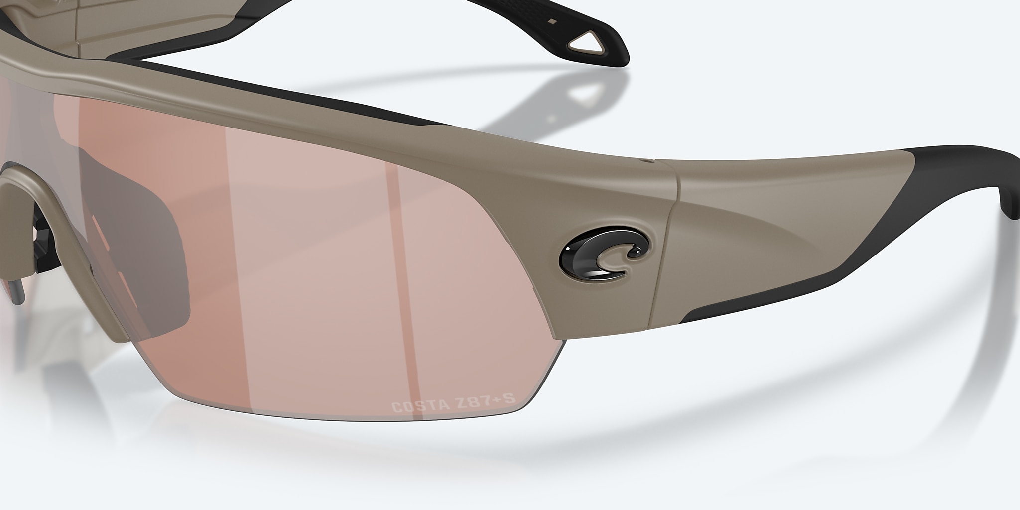 Sunglasses Costa Pilothouse PRO XXL (35-135) with Copper Silver Mirror lens and Matte Sand frame Image 6 of 7