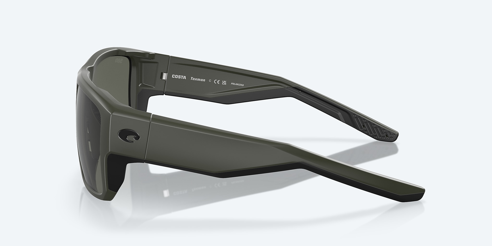 Sunglasses Costa Taxman L (59-16) with Gray lens and Matte Olive frame Image 3 of 8 Sunglasses Costa Taxman L (59-16) with Gray lens and Matte Olive frame Image 3 of 8