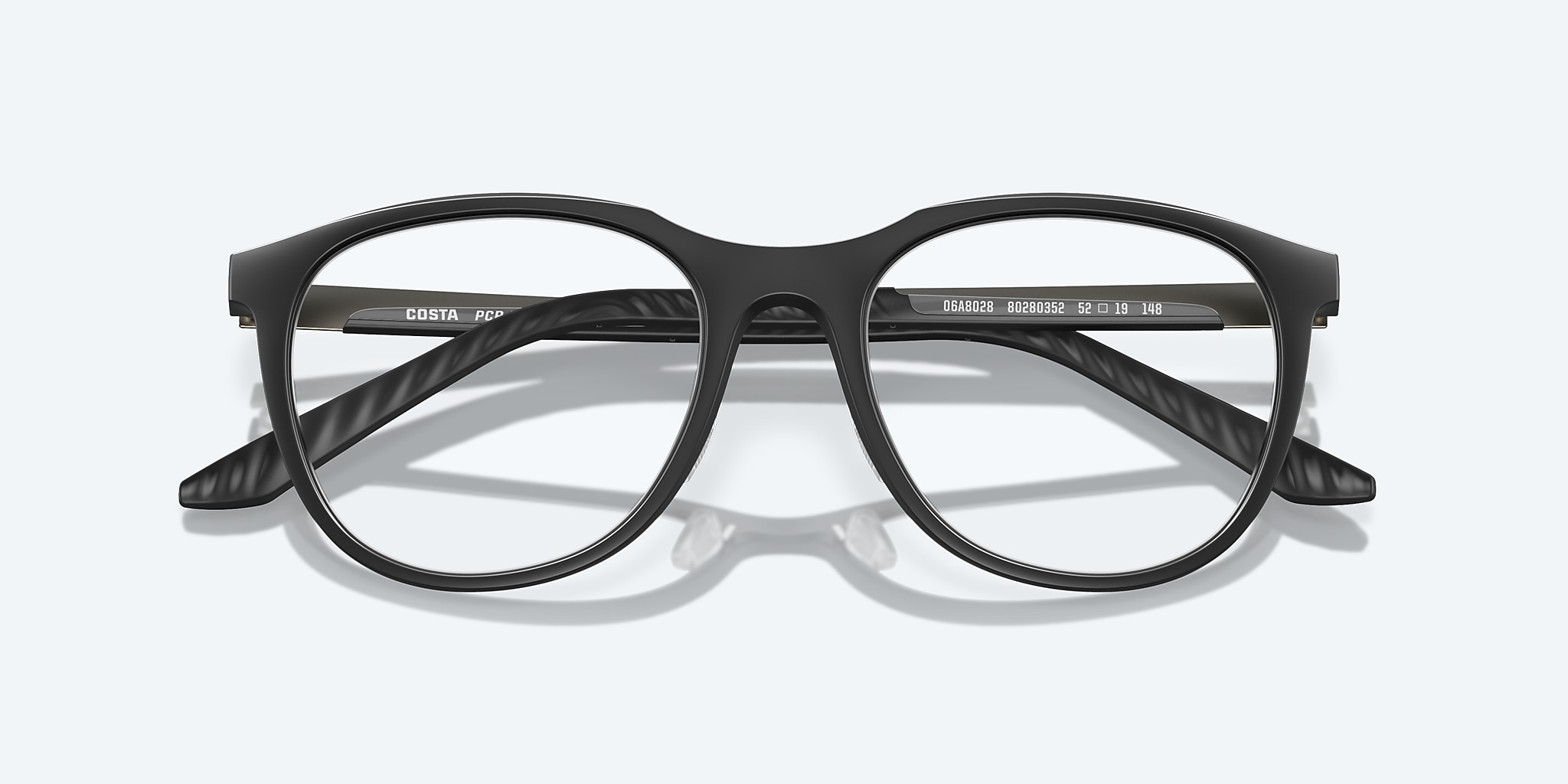 Eyeglasses Costa Pacific Rise 420 M (50-19) with DEMO LENS lens and Matte Black frame Image 5 of 7 Eyeglasses Costa Pacific Rise 420 M (50-19) with DEMO LENS lens and Matte Black frame Image 5 of 7
