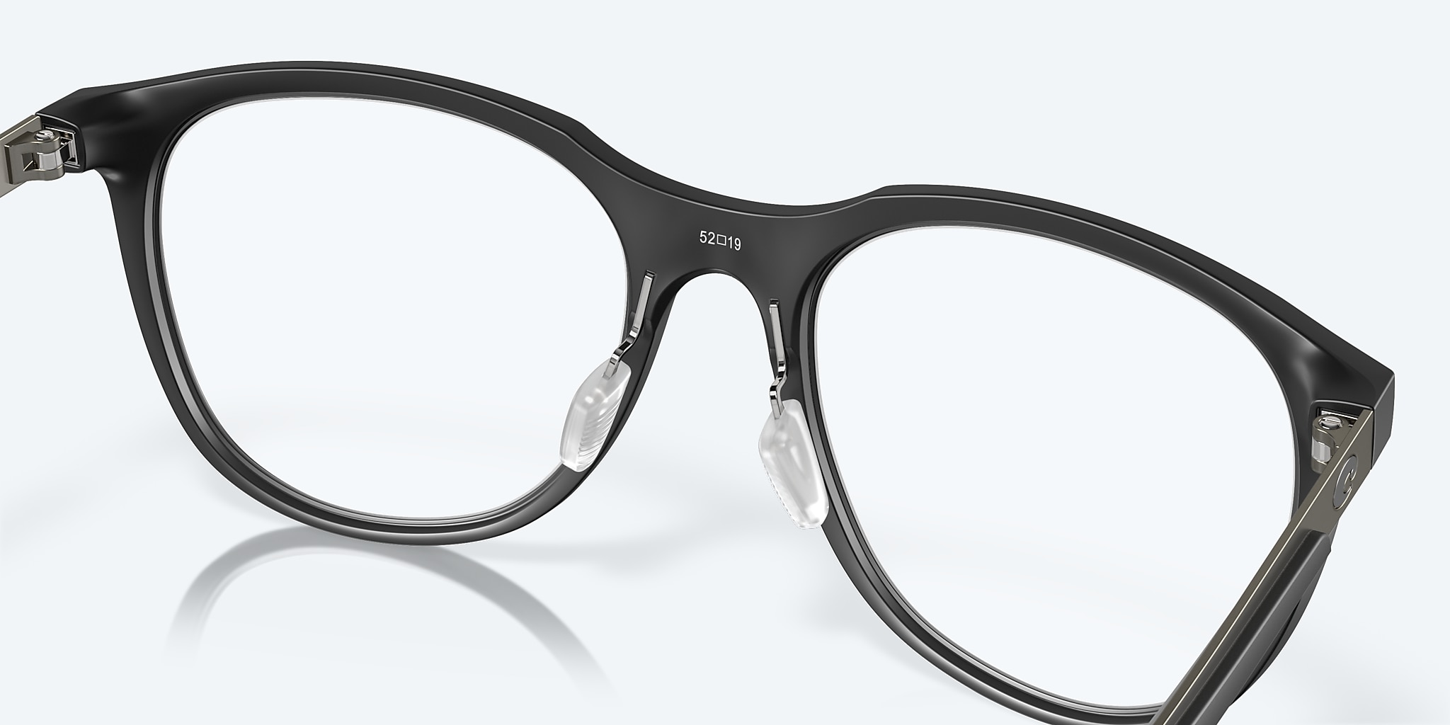 Eyeglasses Costa Pacific Rise 420 M (50-19) with DEMO LENS lens and Matte Black frame Image 7 of 7 Eyeglasses Costa Pacific Rise 420 M (50-19) with DEMO LENS lens and Matte Black frame Image 7 of 7