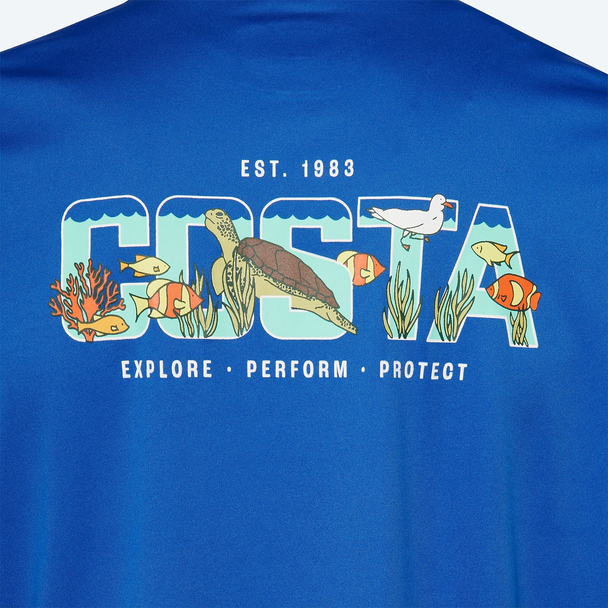 Apparel Channel Blue Costa Wordmark Ocean Image 3 de 3