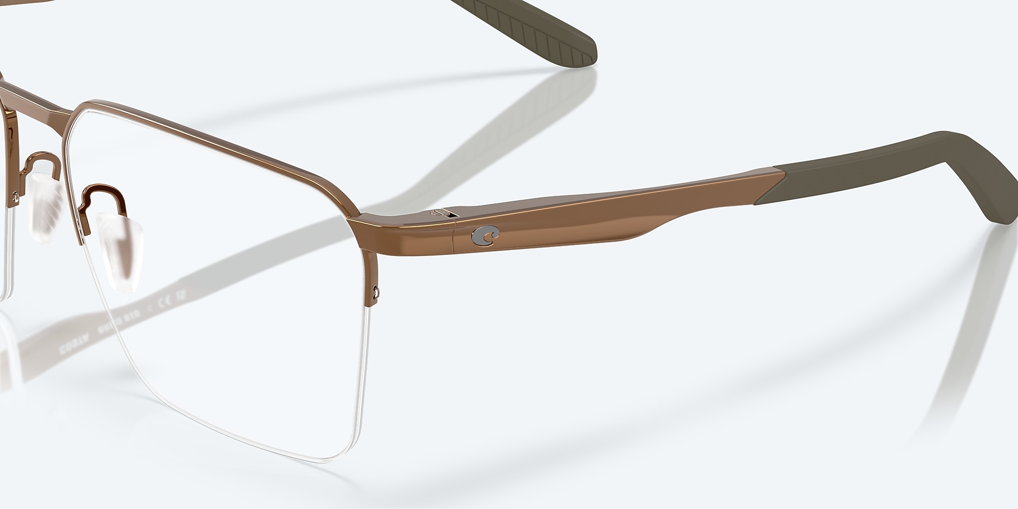 Eyeglasses Costa Bimini Road 610 M (55-16) with DEMO LENS lens and Rustic Bronze frame Image 6 of 7 Eyeglasses Costa Bimini Road 610 M (55-16) with DEMO LENS lens and Rustic Bronze frame Image 6 of 7
