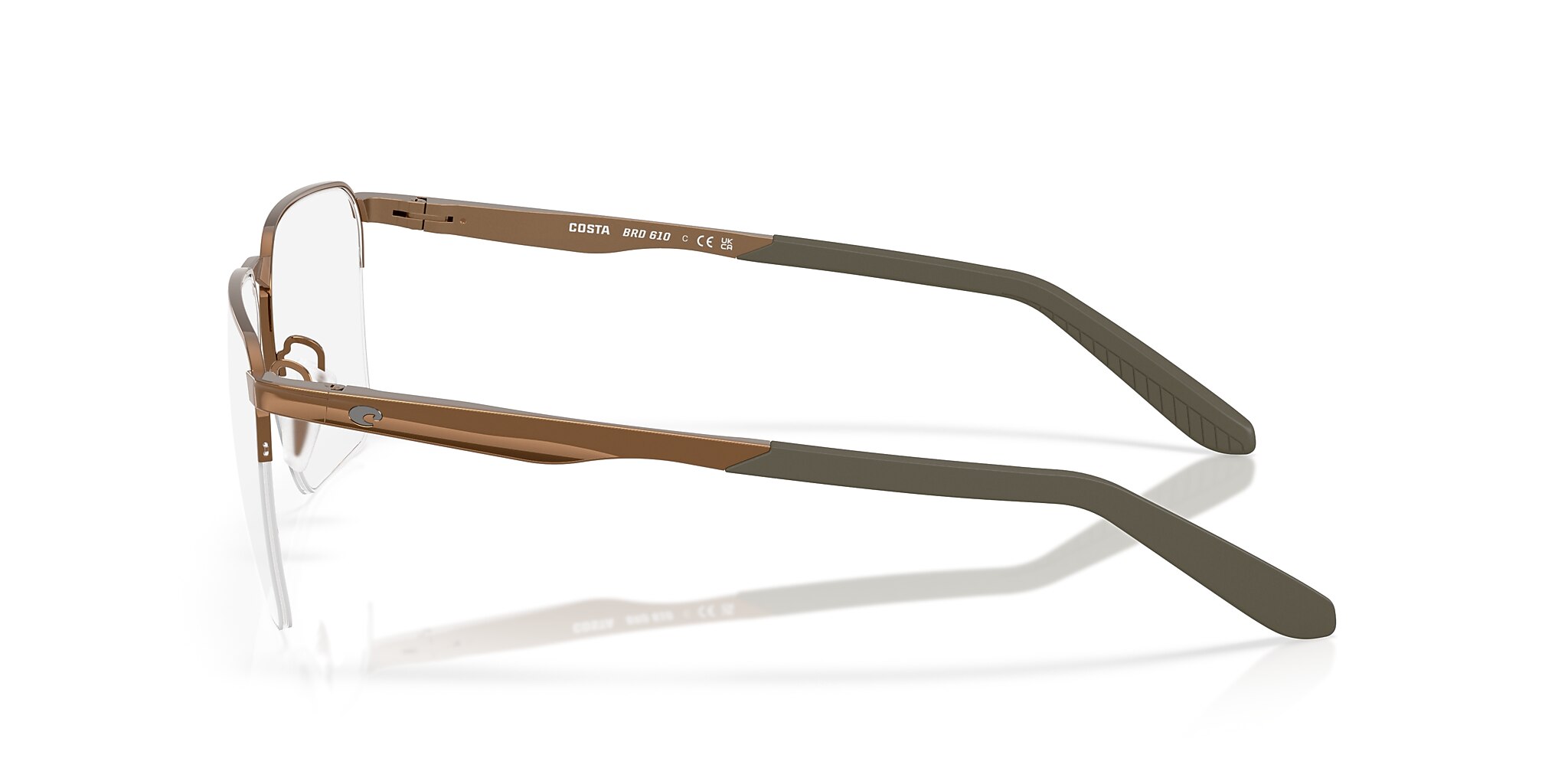 Costa Bimini Road 610 L (57-16) with Demo Lens lenses and Rustic