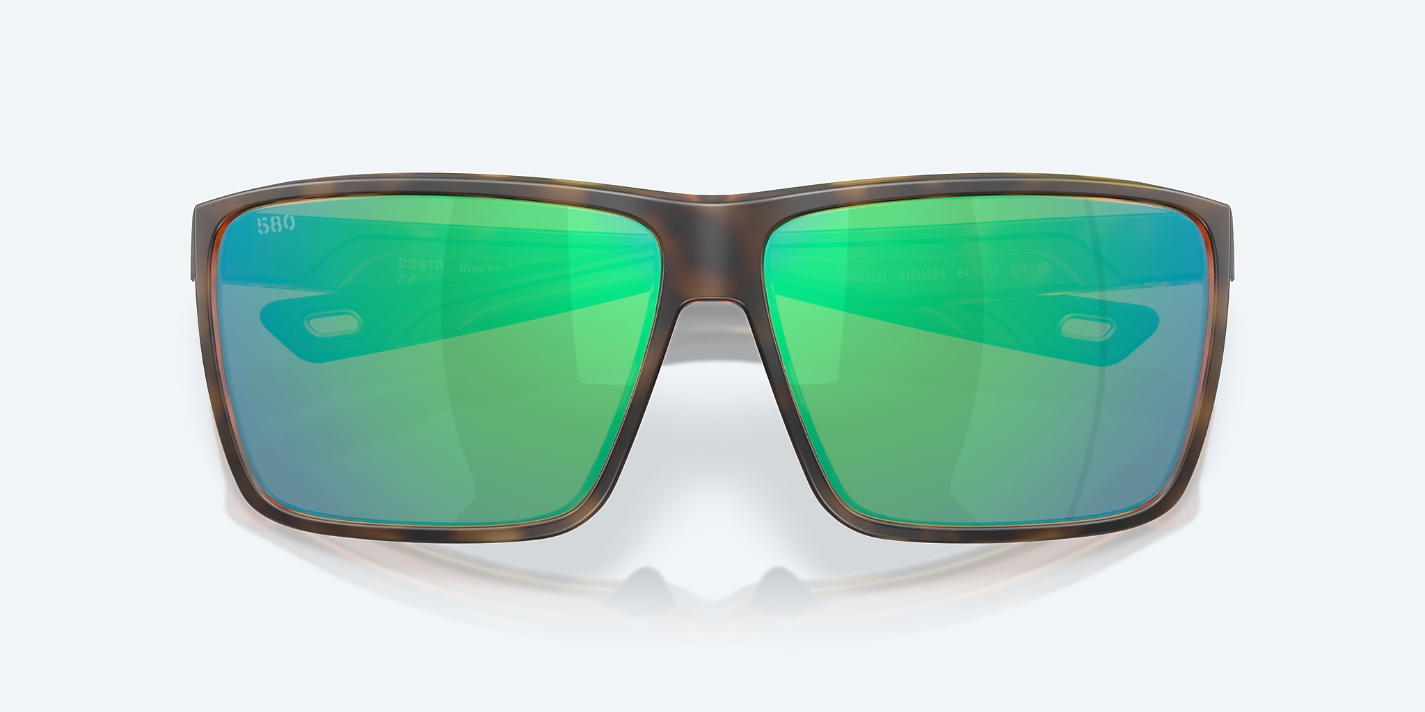 Lunettes de soleil Costa Rincon II XL (64-11) avec Effet miroir Vert verre et Écaille de tortue mate monture Image 5 de 8 Lunettes de soleil Costa Rincon II XL (64-11) avec Effet miroir Vert verre et Écaille de tortue mate monture Image 5 de 8