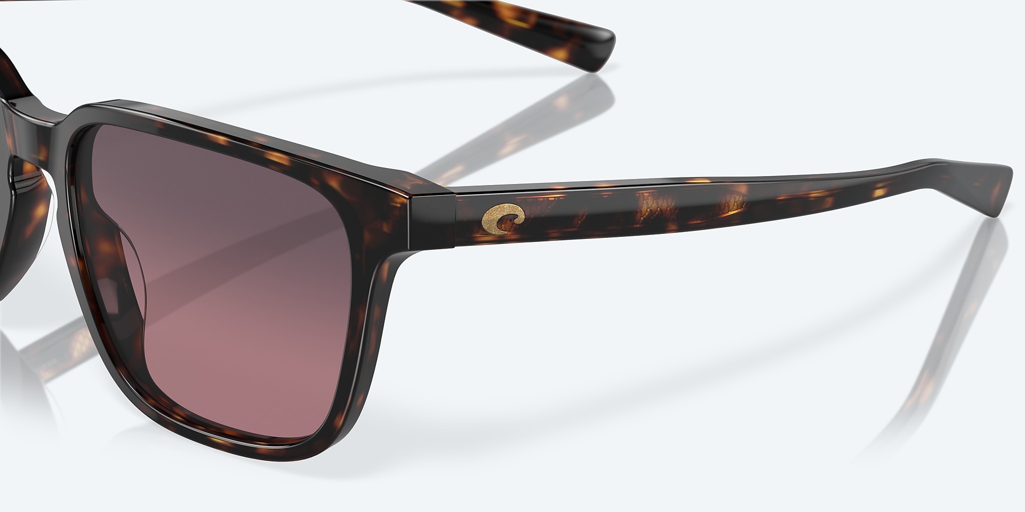 Sunglasses Costa Kailano S (53-17) with Rose Gradient lens and Tortoise frame Image 6 of 8 Sunglasses Costa Kailano S (53-17) with Rose Gradient lens and Tortoise frame Image 6 of 8