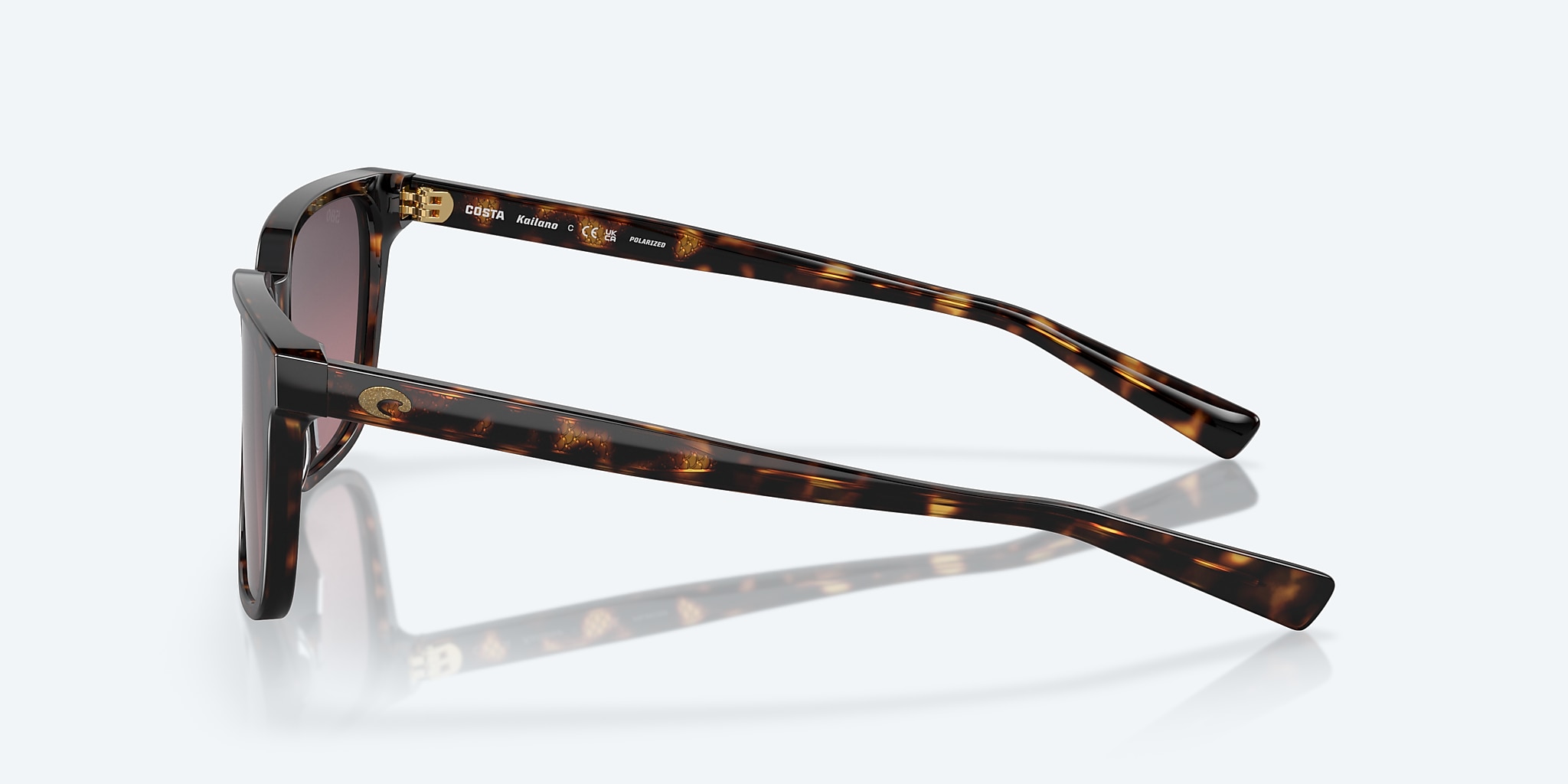 Sunglasses Costa Kailano S (53-17) with Rose Gradient lens and Tortoise frame Image 3 of 8 Sunglasses Costa Kailano S (53-17) with Rose Gradient lens and Tortoise frame Image 3 of 8
