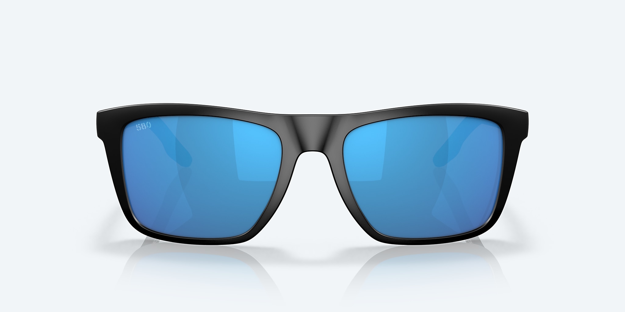 Sunglasses Costa Mainsail L (55-18) with Blue Mirror lens and Matte Black frame Image 2 of 7 Sunglasses Costa Mainsail L (55-18) with Blue Mirror lens and Matte Black frame Image 2 of 7
