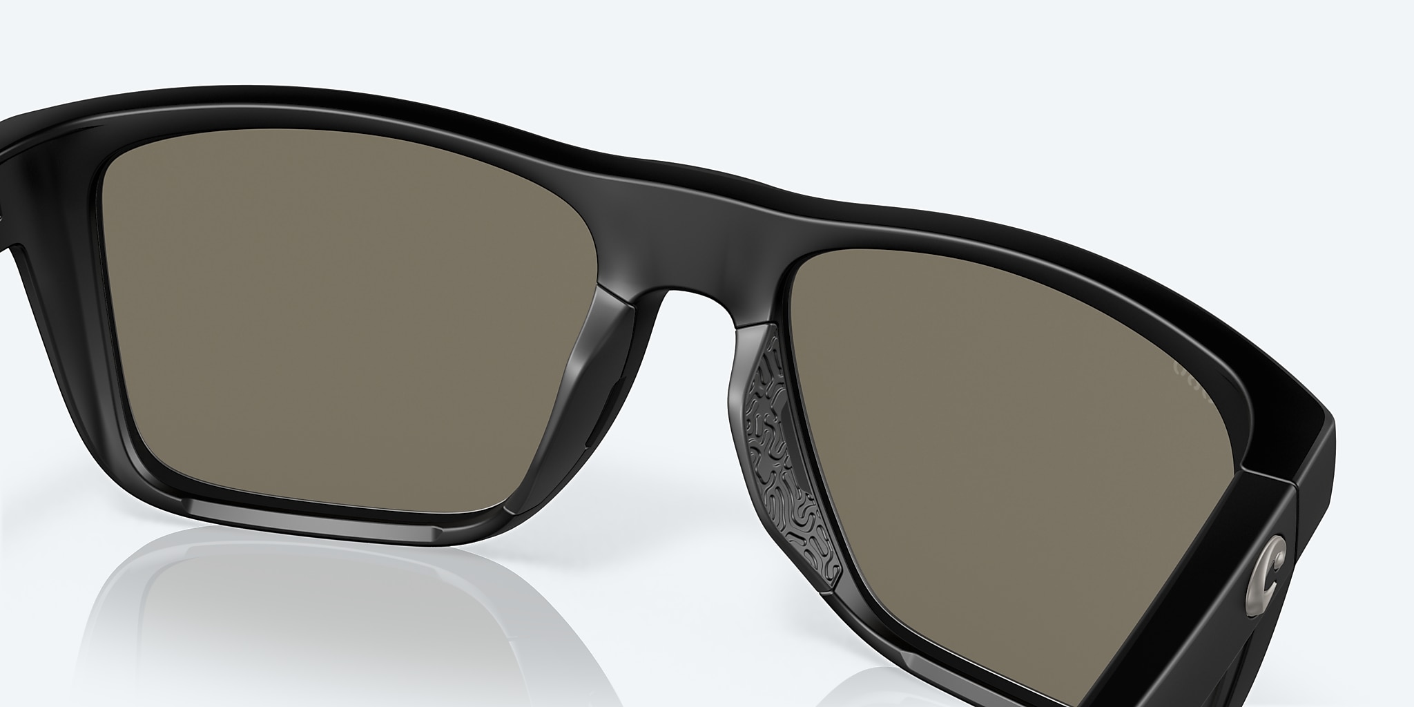 Sunglasses Costa Mainsail L (55-18) with Blue Mirror lens and Matte Black frame Image 7 of 7 Sunglasses Costa Mainsail L (55-18) with Blue Mirror lens and Matte Black frame Image 7 of 7