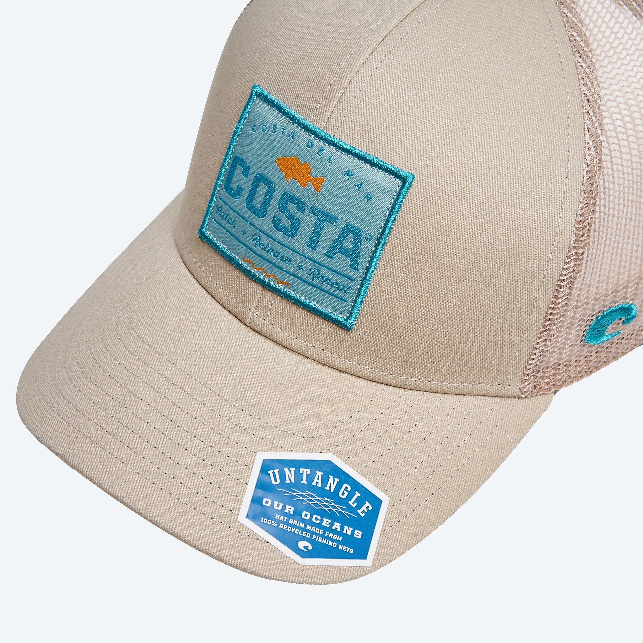 Accessories Tan Costa Topwater Trucker Image 3 of 3