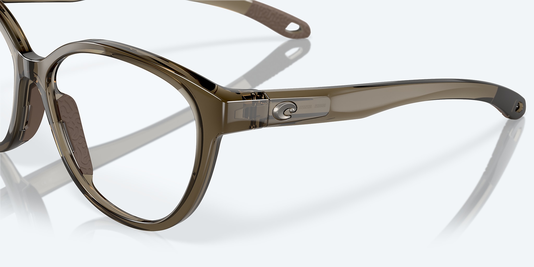 Eyeglasses Costa Ocean Ridge 830 L (55-15) with Demo Lens lens and Taupe Crystal frame Image 6 of 7 Eyeglasses Costa Ocean Ridge 830 L (55-15) with Demo Lens lens and Taupe Crystal frame Image 6 of 7
