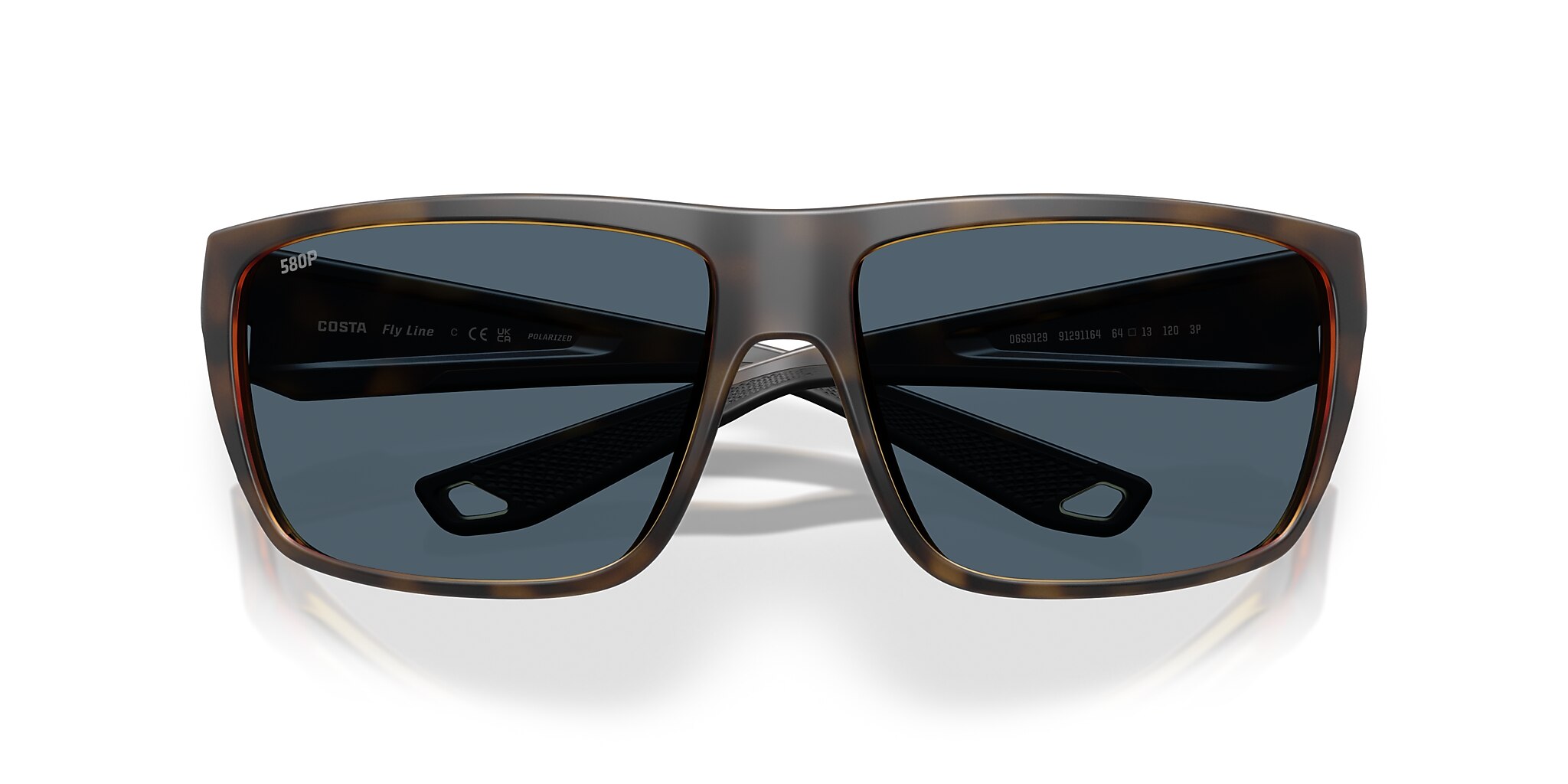 Costa Fly Line L (64-13) with Gray lenses and Matte Tortoise frame