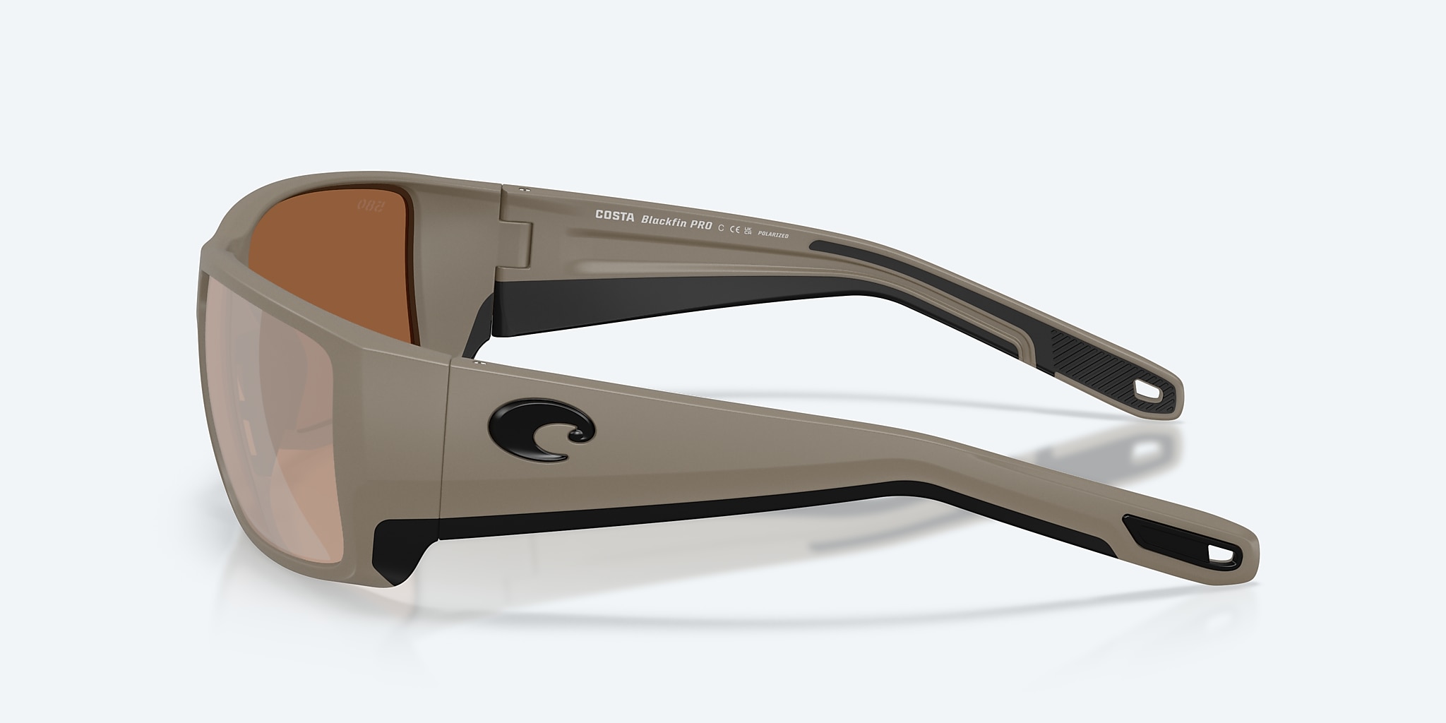 Sunglasses Costa Blackfin PRO L (60-16) with Copper Silver Mirror lens and Matte Sand frame Image 3 of 7 Sunglasses Costa Blackfin PRO L (60-16) with Copper Silver Mirror lens and Matte Sand frame Image 3 of 7