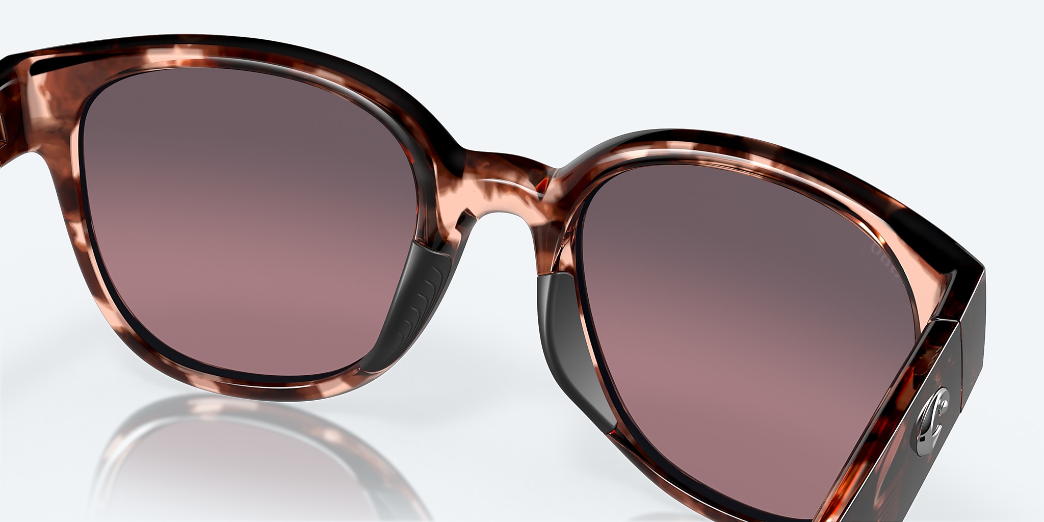 Sunglasses Costa Salina XL (53-20) with Rose Gradient lens and Coral Tortoise frame Image 7 of 7 Sunglasses Costa Salina XL (53-20) with Rose Gradient lens and Coral Tortoise frame Image 7 of 7