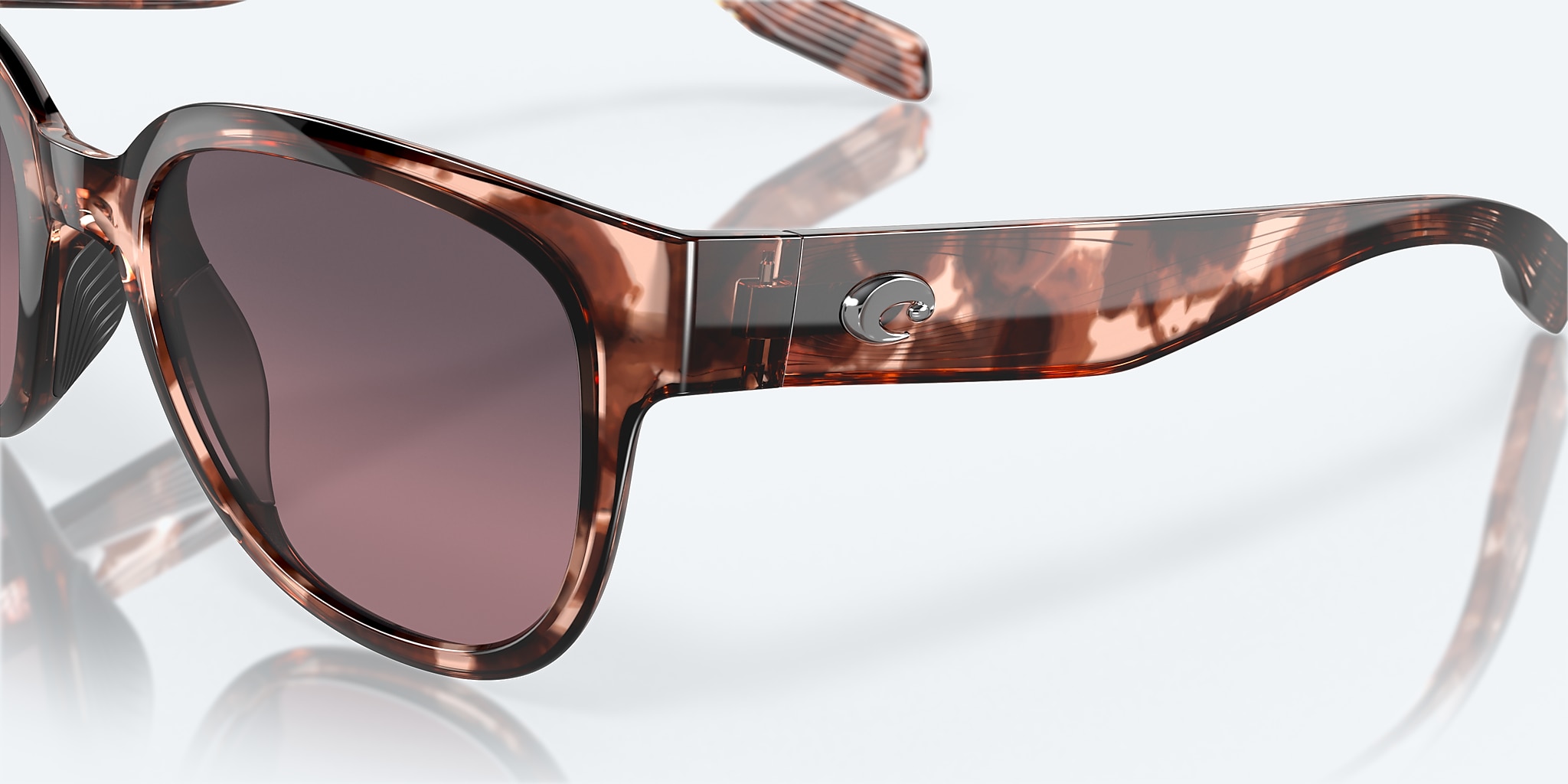 Sunglasses Costa Salina XL (53-20) with Rose Gradient lens and Coral Tortoise frame Image 6 of 7 Sunglasses Costa Salina XL (53-20) with Rose Gradient lens and Coral Tortoise frame Image 6 of 7