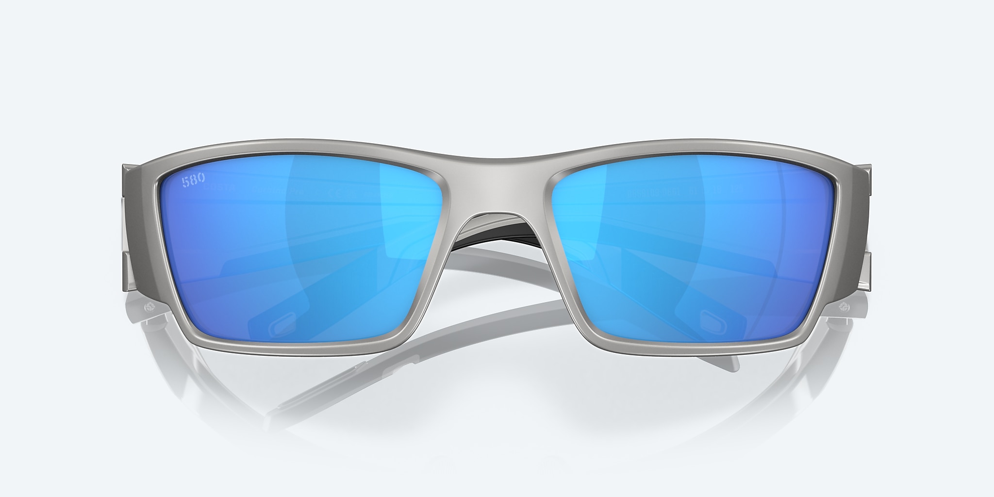 Sunglasses Costa Corbina PRO XL (61-18) with Blue Mirror lens and Metallic Silver frame Image 5 of 7 Sunglasses Costa Corbina PRO XL (61-18) with Blue Mirror lens and Metallic Silver frame Image 5 of 7