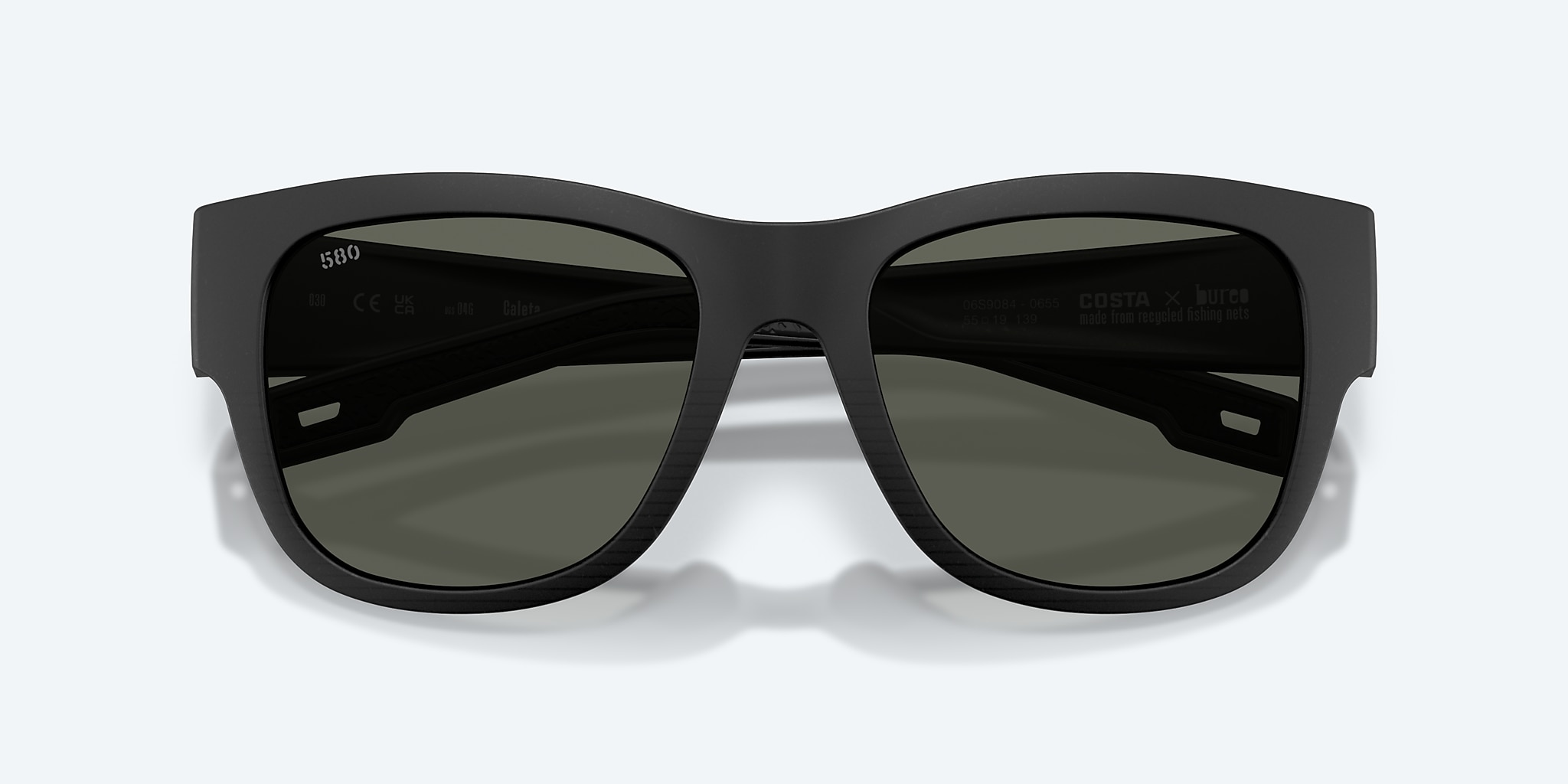 Sunglasses Costa Caleta XL (55-19) with Gray lens and Netplus Black frame Image 5 of 8 Sunglasses Costa Caleta XL (55-19) with Gray lens and Netplus Black frame Image 5 of 8