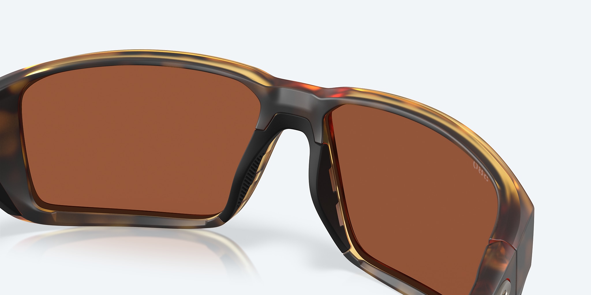 Sunglasses Costa Fantail PRO L (60-15) with Green Mirror lens and Matte Tortoise frame Image 7 of 8 Sunglasses Costa Fantail PRO L (60-15) with Green Mirror lens and Matte Tortoise frame Image 7 of 8