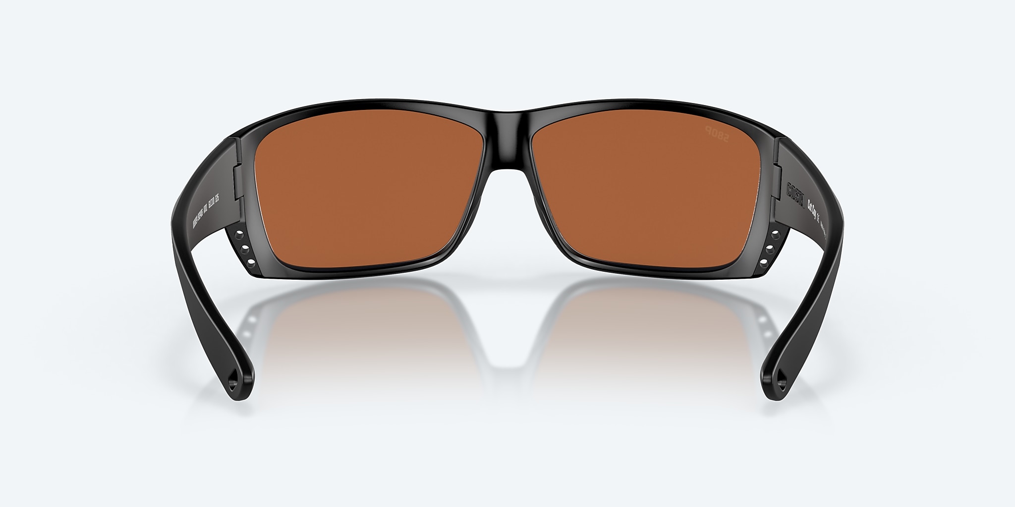 Sunglasses Costa Cat Cay M (61-10) with Green Mirror lens and Blackout frame Image 4 of 7 Sunglasses Costa Cat Cay M (61-10) with Green Mirror lens and Blackout frame Image 4 of 7