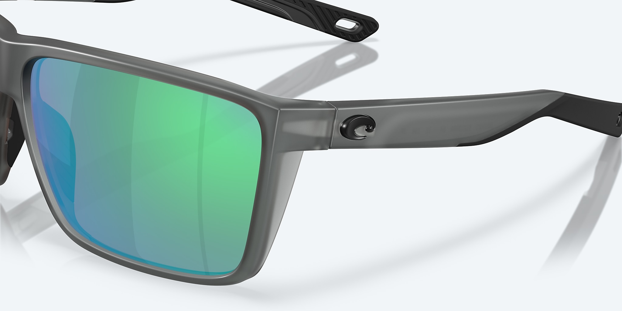 Sunglasses Costa Rincon II XL (64-11) with Green Mirror lens and Matte Smoke Crystal frame Image 6 of 8 Sunglasses Costa Rincon II XL (64-11) with Green Mirror lens and Matte Smoke Crystal frame Image 6 of 8