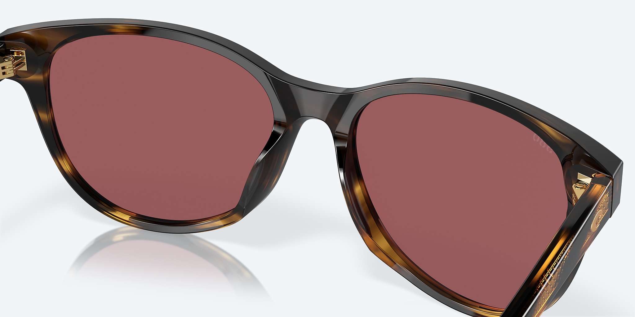 Sunglasses Costa Catherine M (57-17) with Gold Mirror lens and Tortoise frame Image 7 of 7 Sunglasses Costa Catherine M (57-17) with Gold Mirror lens and Tortoise frame Image 7 of 7