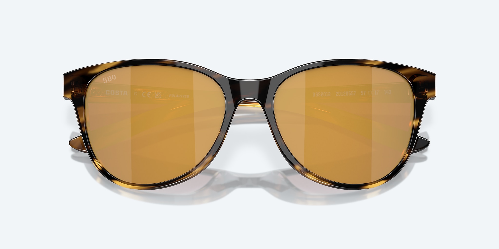 Sunglasses Costa Catherine M (57-17) with Gold Mirror lens and Tortoise frame Image 5 of 7 Sunglasses Costa Catherine M (57-17) with Gold Mirror lens and Tortoise frame Image 5 of 7