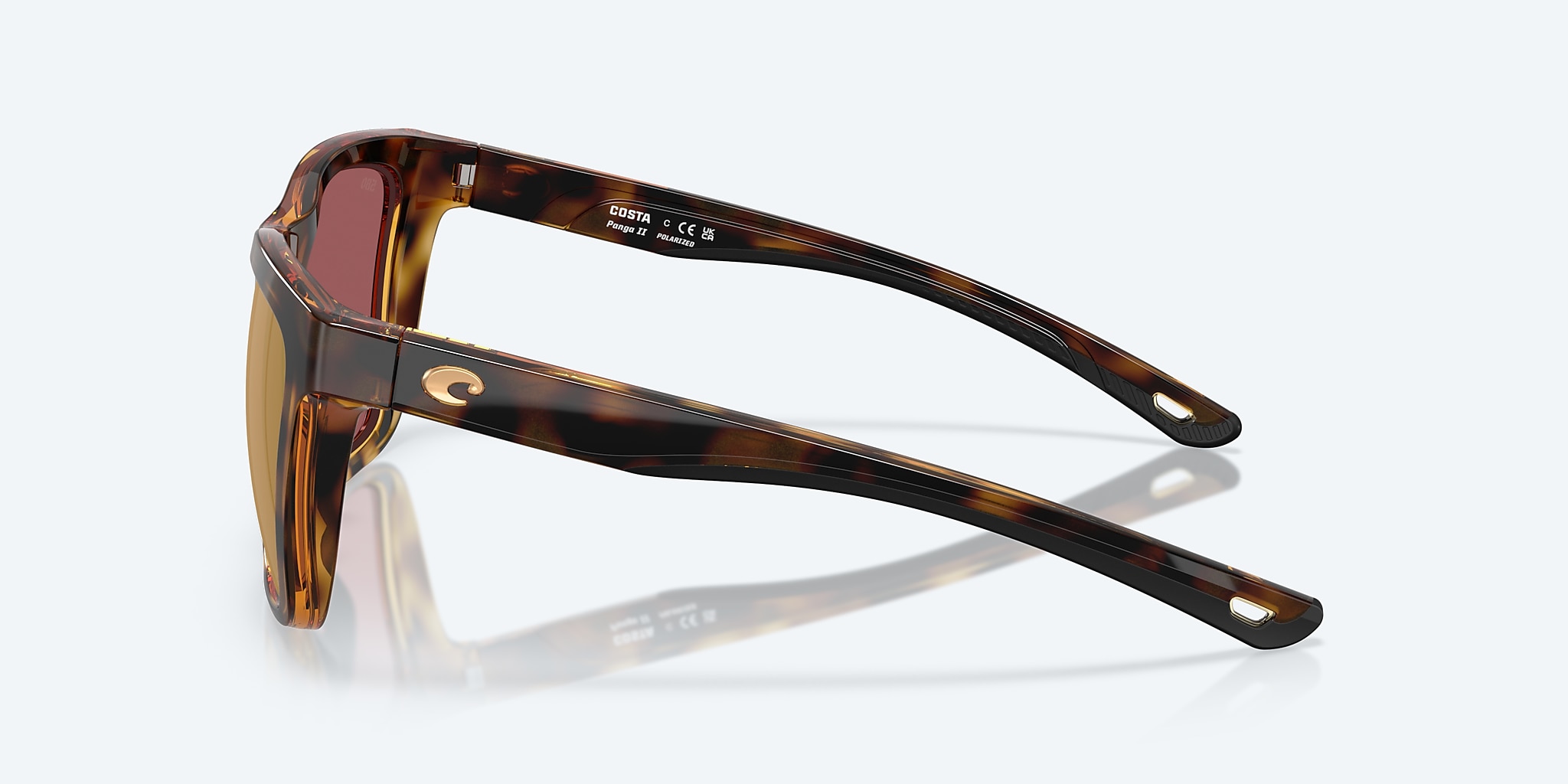 Sunglasses Costa Panga II XL (57-16) with Gold Mirror lens and Tortoise frame Image 3 of 9 Sunglasses Costa Panga II XL (57-16) with Gold Mirror lens and Tortoise frame Image 3 of 9