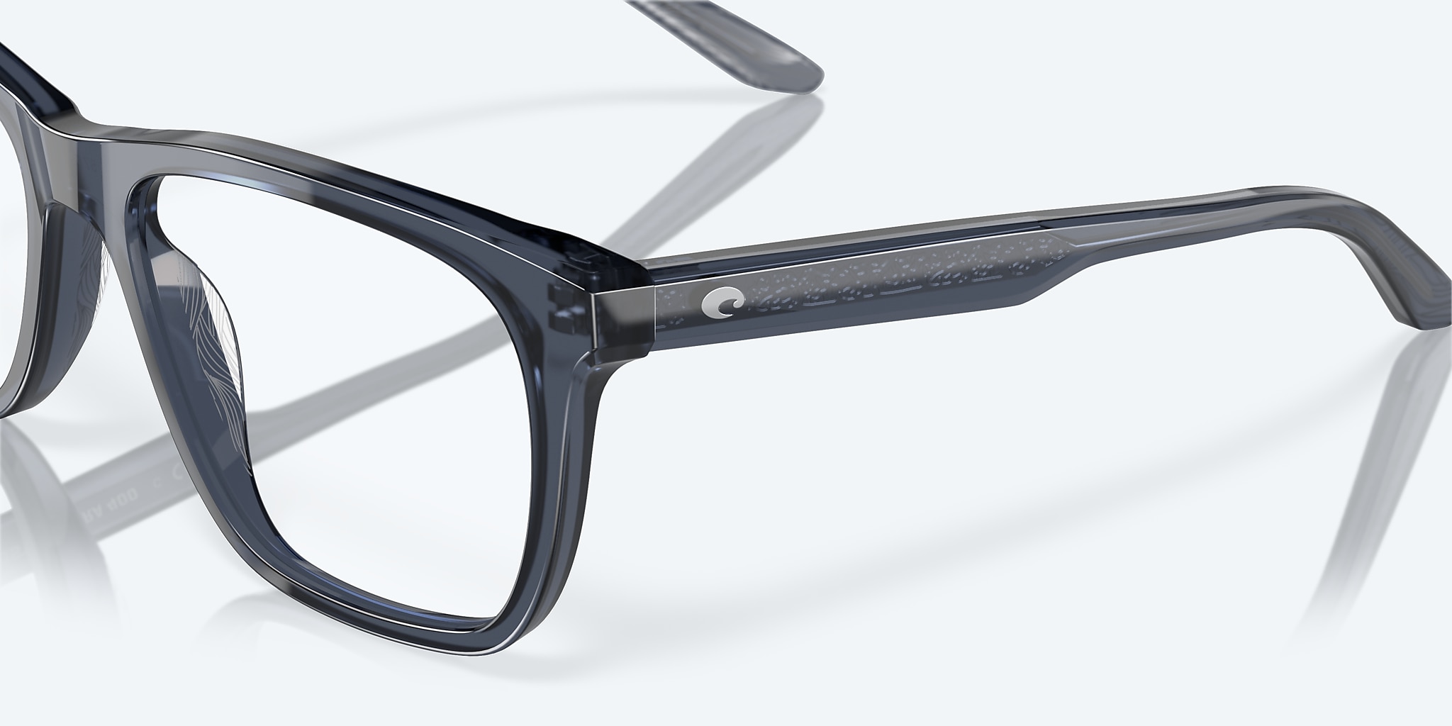 Eyeglasses Costa Mariana Trench 400 M (55-18) with DEMO LENS lens and Abyss Blue frame Image 6 of 7 Eyeglasses Costa Mariana Trench 400 M (55-18) with DEMO LENS lens and Abyss Blue frame Image 6 of 7
