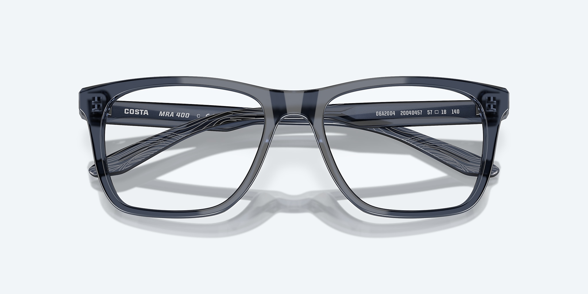 Eyeglasses Costa Mariana Trench 400 M (55-18) with DEMO LENS lens and Abyss Blue frame Image 5 of 7 Eyeglasses Costa Mariana Trench 400 M (55-18) with DEMO LENS lens and Abyss Blue frame Image 5 of 7