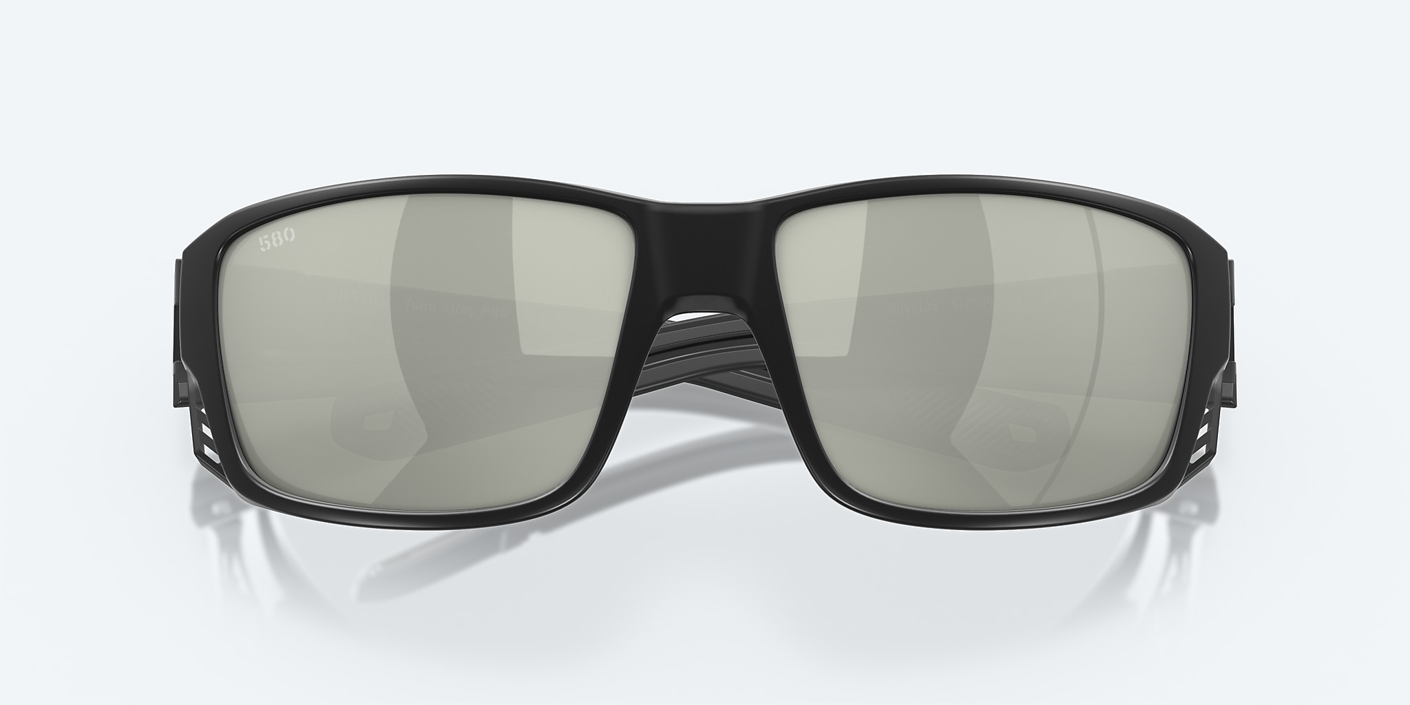 Sunglasses Costa Tuna Alley PRO L (60-16) with Gray Silver Mirror lens and Matte Black frame Image 5 of 7 Sunglasses Costa Tuna Alley PRO L (60-16) with Gray Silver Mirror lens and Matte Black frame Image 5 of 7