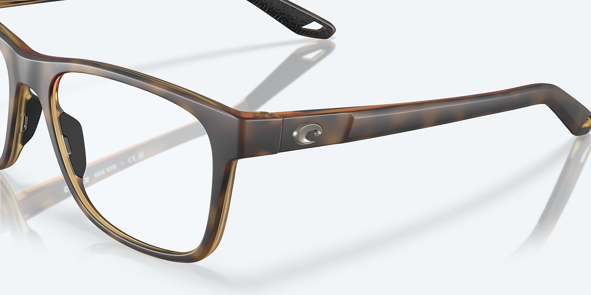 Eyeglasses Costa Ocean Ridge 810 L (54-17) with DEMO LENS lens and Matte Tortoise frame Image 6 of 7 Eyeglasses Costa Ocean Ridge 810 L (54-17) with DEMO LENS lens and Matte Tortoise frame Image 6 of 7
