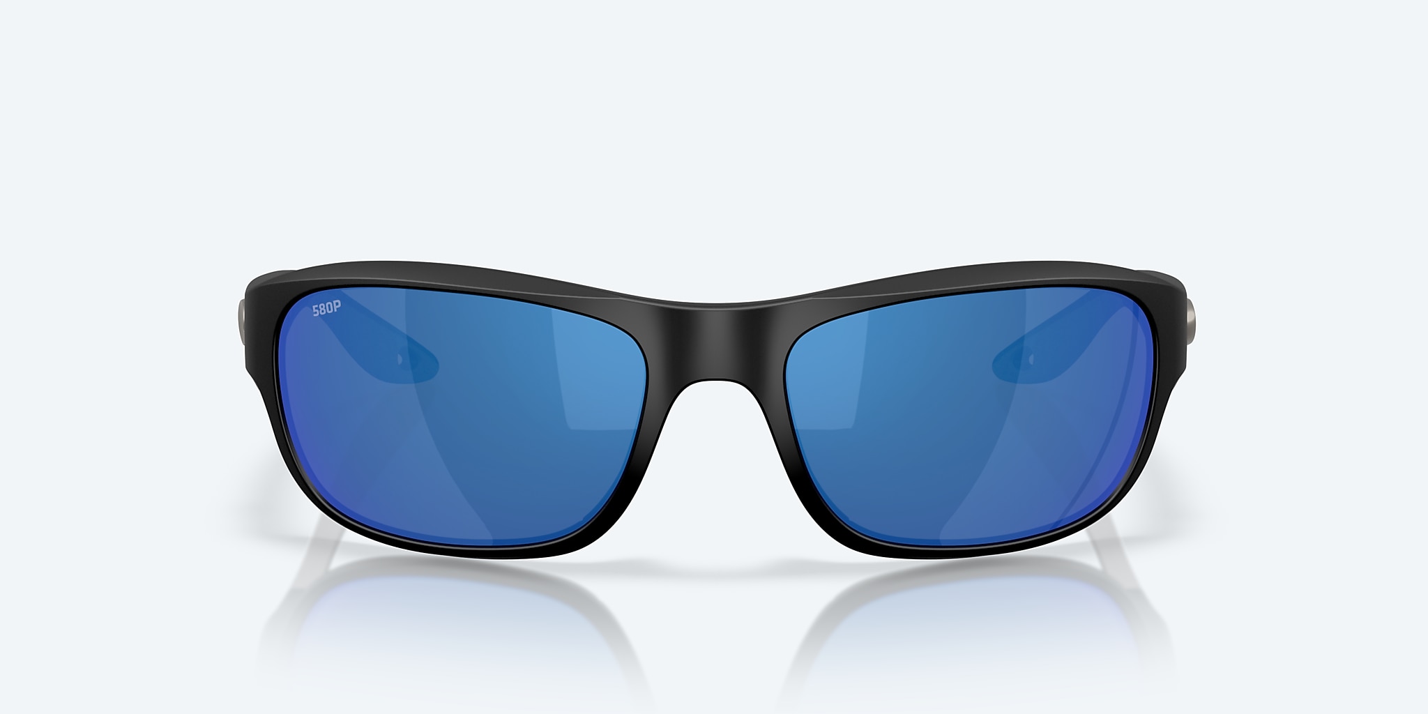 Sunglasses Costa Clipperton M (58-18) with Blue Mirror lens and Matte Black frame Image 2 of 7 Sunglasses Costa Clipperton M (58-18) with Blue Mirror lens and Matte Black frame Image 2 of 7