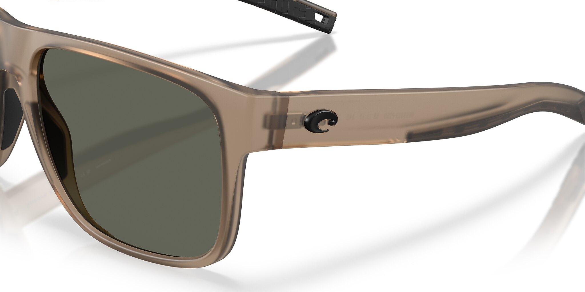 Costa Spearo XL XXL (59-17) with Gray lenses and Matte Brown Smoke