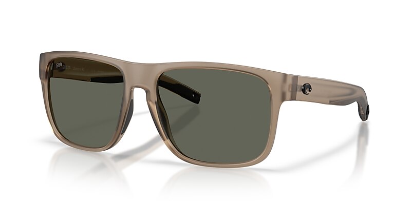 Costa Spearo XL XXL (59-17) with Gray lenses and Matte Brown Smoke