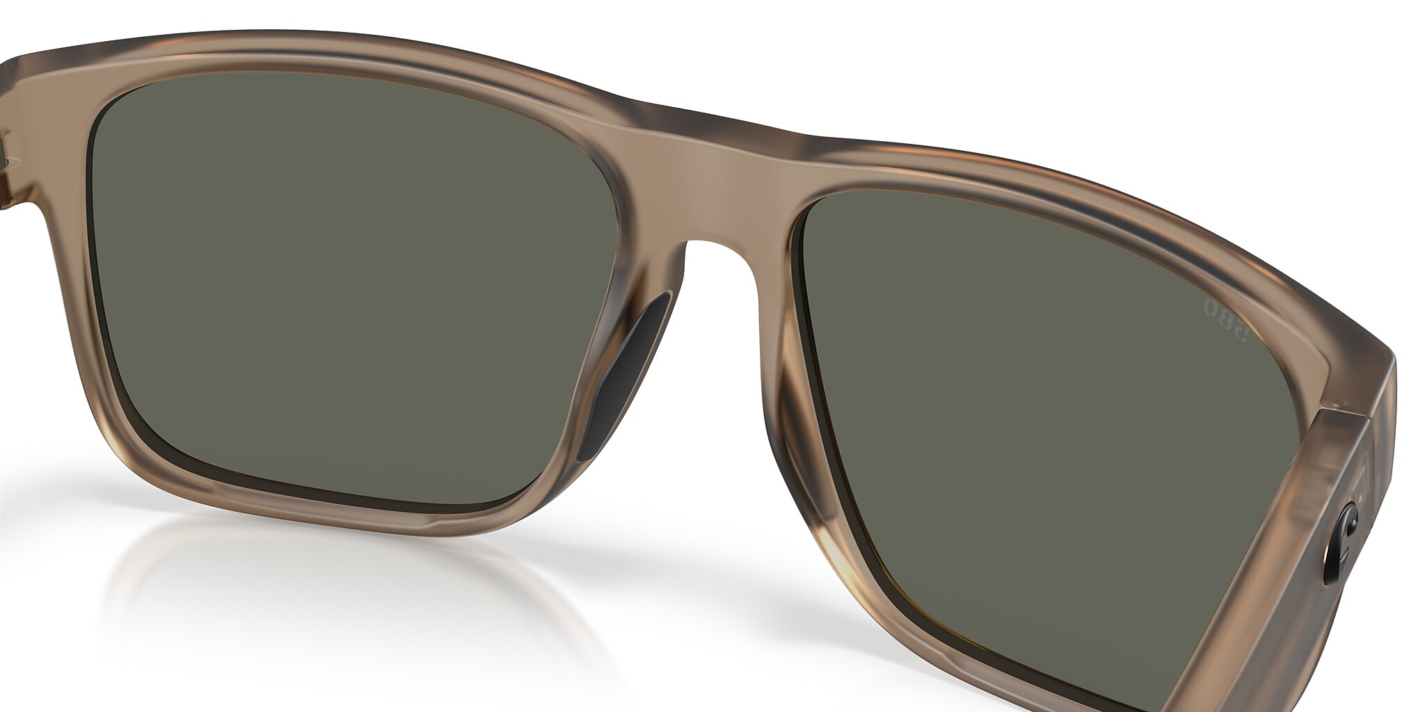 Costa Spearo XL XXL (59-17) with Gray lenses and Matte Brown Smoke