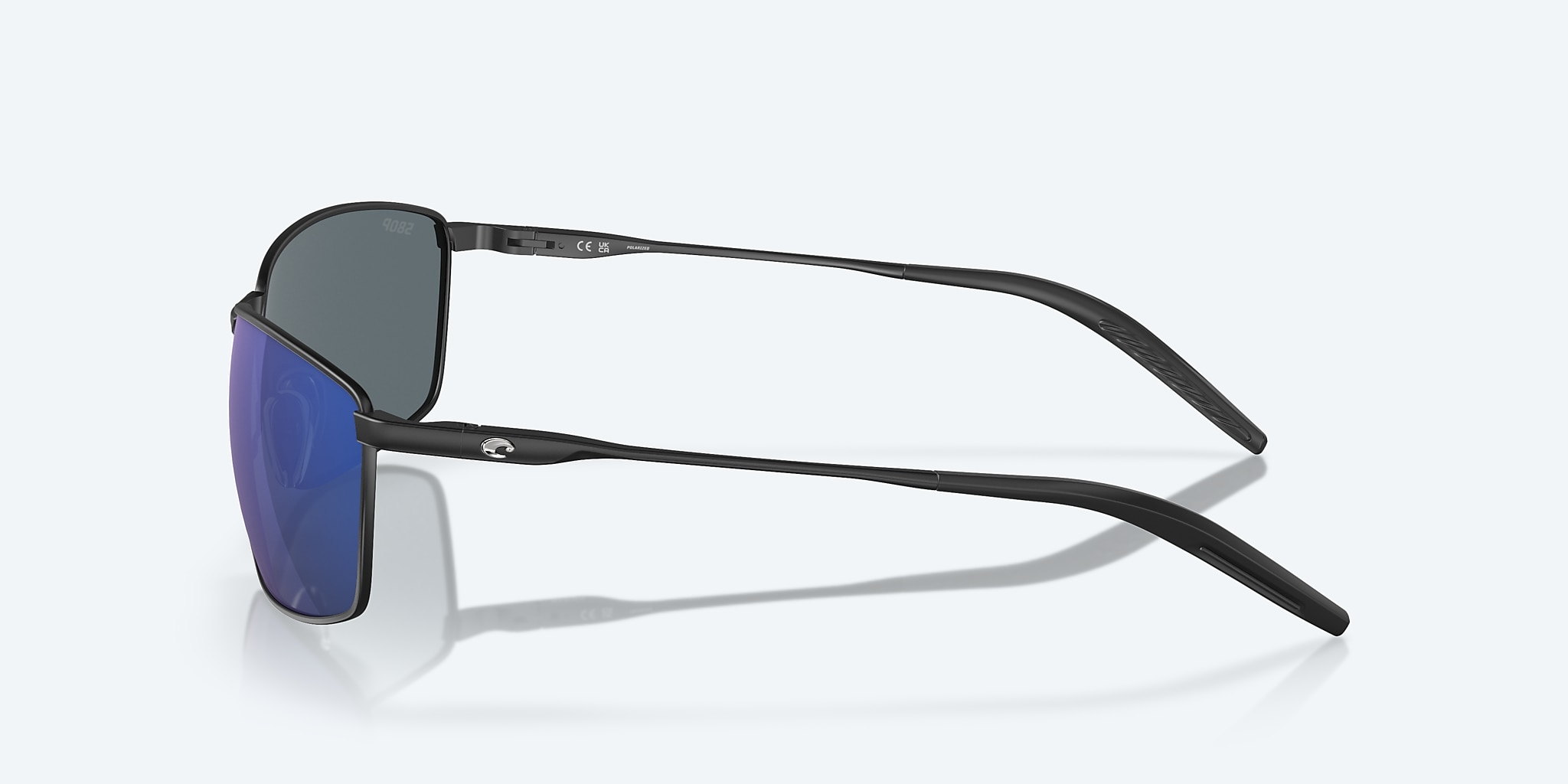 Sunglasses Costa Turret L (63-15) with Blue Mirror lens and Matte Black frame Image 3 of 7 Sunglasses Costa Turret L (63-15) with Blue Mirror lens and Matte Black frame Image 3 of 7