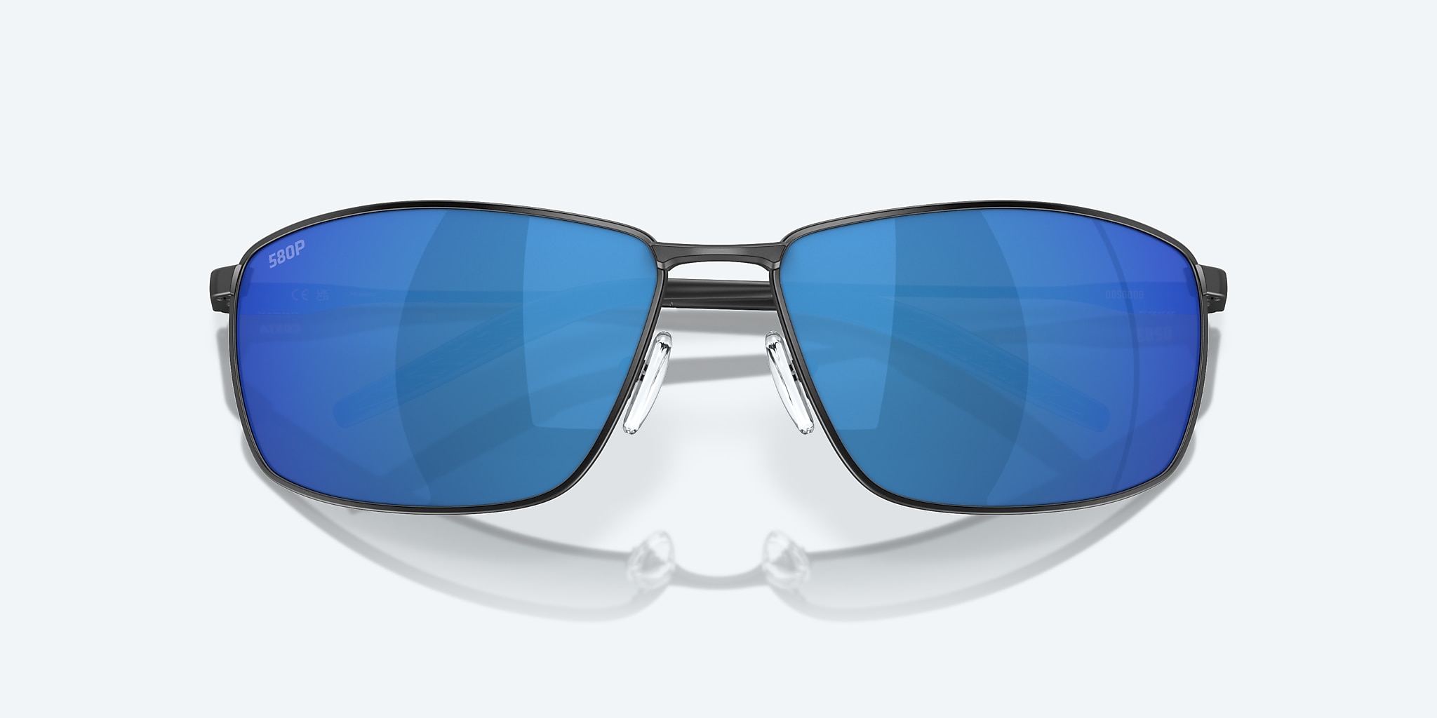 Sunglasses Costa Turret L (63-15) with Blue Mirror lens and Matte Black frame Image 5 of 7 Sunglasses Costa Turret L (63-15) with Blue Mirror lens and Matte Black frame Image 5 of 7