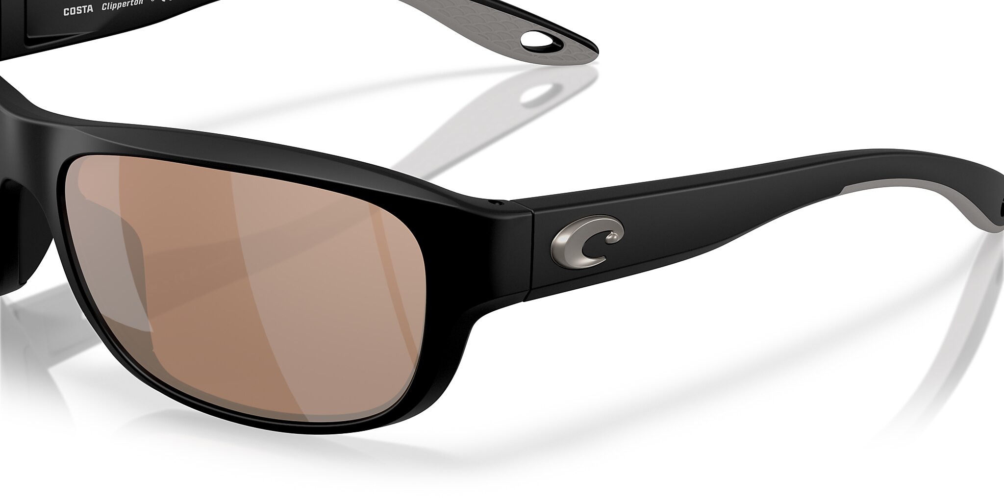 Clipperton Polarized Sunglasses in Copper Silver Mirror