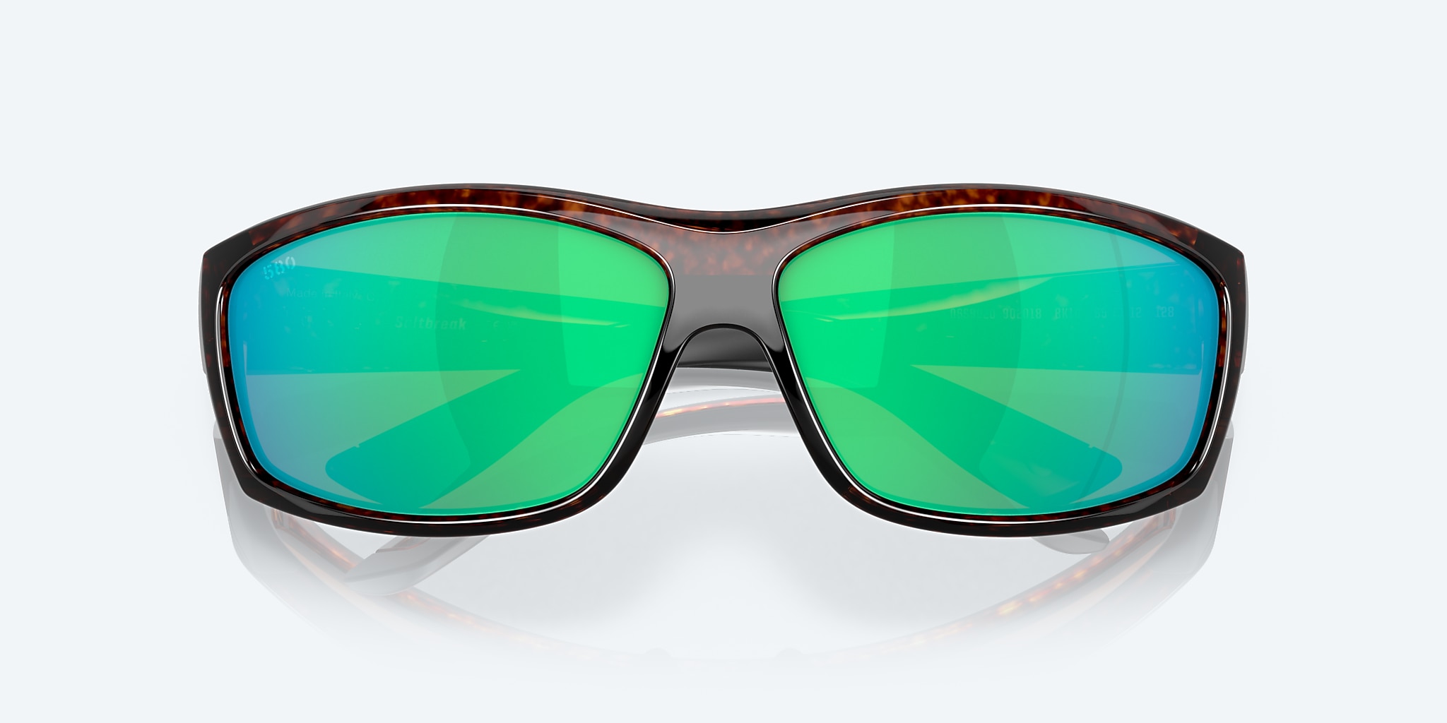 Sunglasses Costa Saltbreak L (65-12) with Green Mirror lens and Tortoise frame Image 5 of 7 Sunglasses Costa Saltbreak L (65-12) with Green Mirror lens and Tortoise frame Image 5 of 7