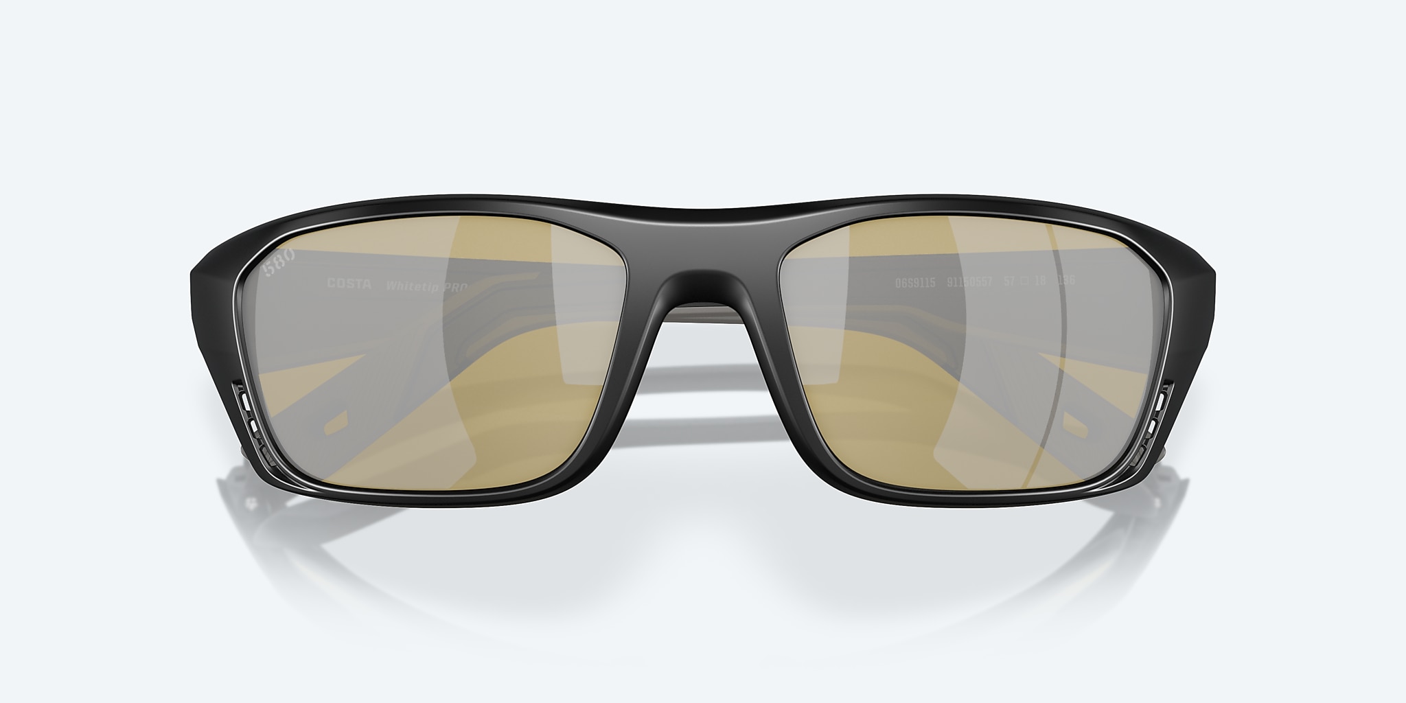 Sunglasses Costa Whitetip PRO M (57-18) with Sunrise Silver Mirror lens and Matte Black frame Image 5 of 7 Sunglasses Costa Whitetip PRO M (57-18) with Sunrise Silver Mirror lens and Matte Black frame Image 5 of 7