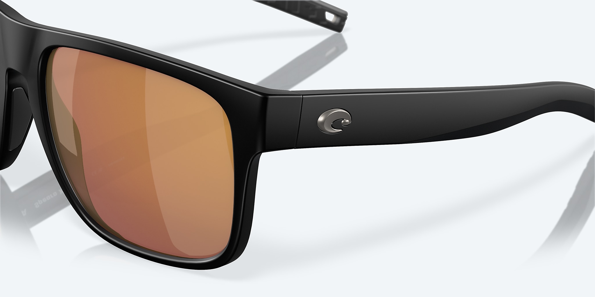 Sunglasses Costa Spearo XL XXL (59-17) with Gold Mirror lens and Matte Black frame Image 6 of 7 Sunglasses Costa Spearo XL XXL (59-17) with Gold Mirror lens and Matte Black frame Image 6 of 7