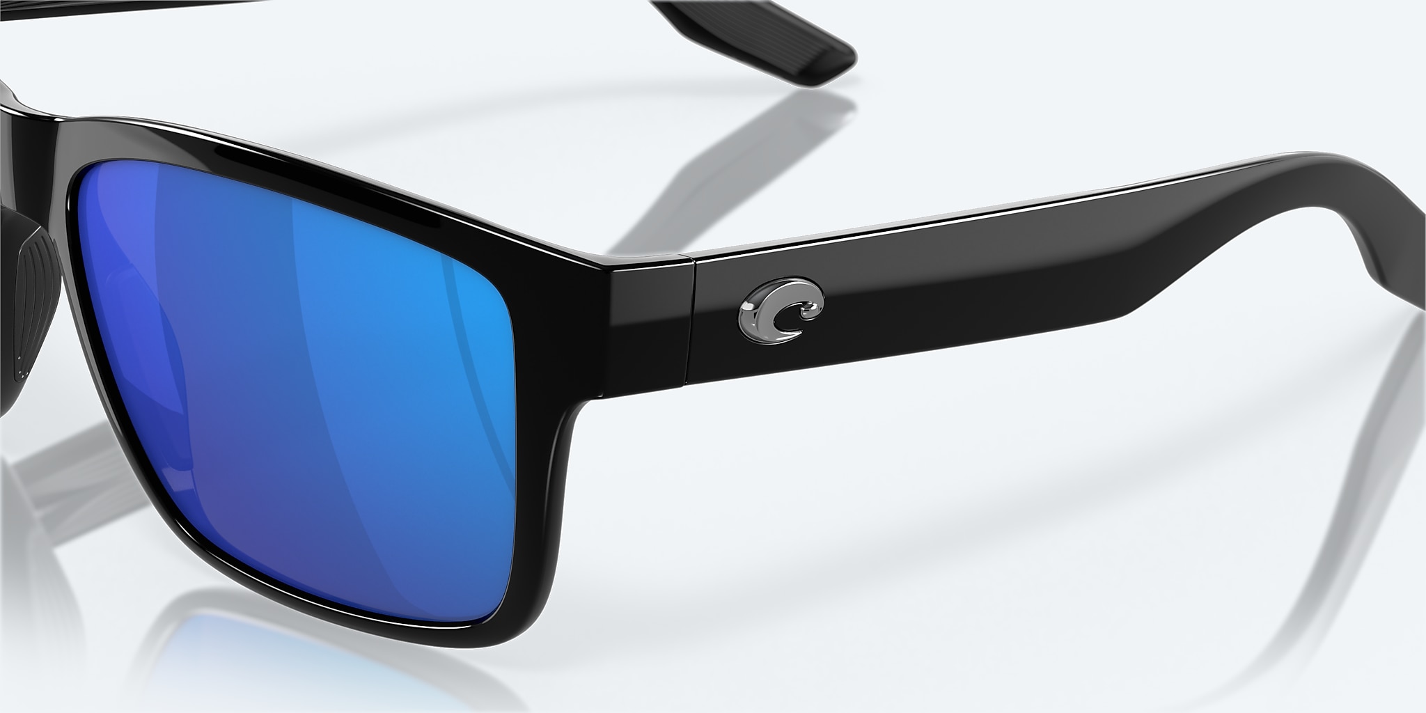 Sunglasses Costa Paunch XL (57-16) with Blue Mirror lens and Black frame Image 6 of 7 Sunglasses Costa Paunch XL (57-16) with Blue Mirror lens and Black frame Image 6 of 7