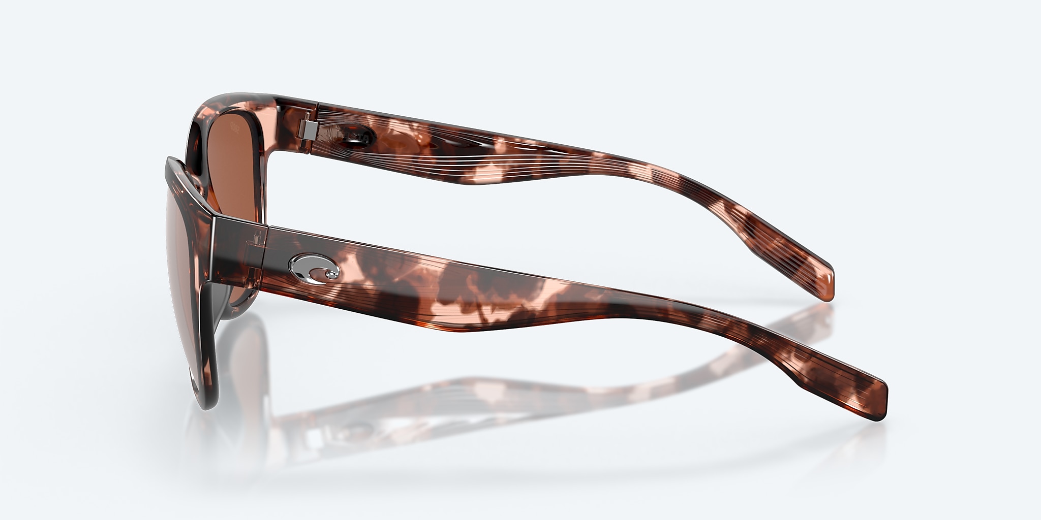 Gafas de sol Costa Salina XL (53-20) con Espejo plateado y cobrizo lente y Coral y tortuga montura Imagen 3 de 7 Gafas de sol Costa Salina XL (53-20) con Espejo plateado y cobrizo lente y Coral y tortuga montura Imagen 3 de 7