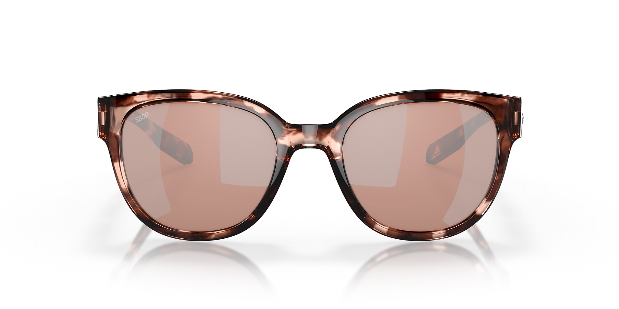 Costa Salina XL (53-20) with Copper Silver Mirror lenses and Coral