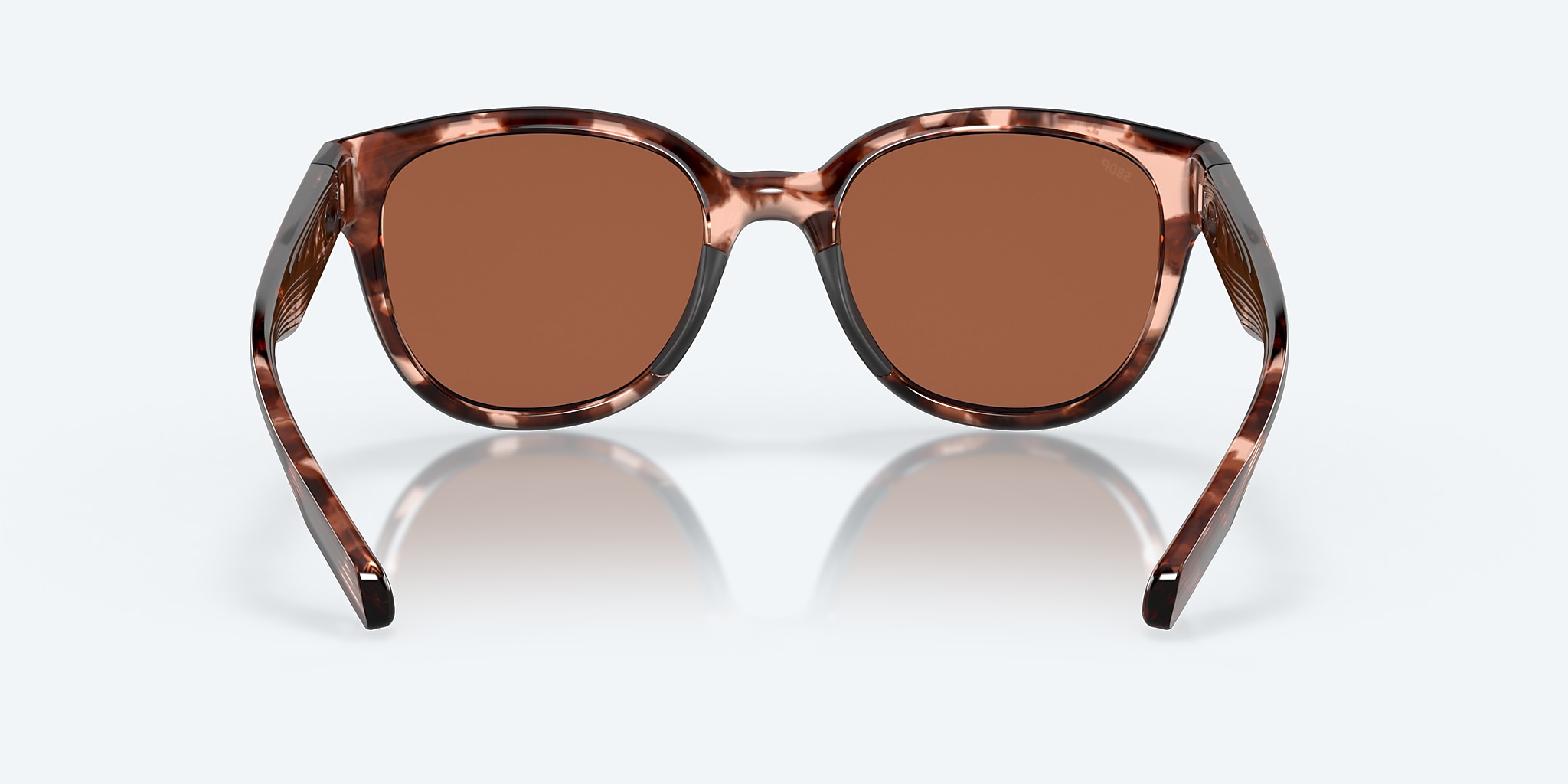 Gafas de sol Costa Salina XL (53-20) con Espejo plateado y cobrizo lente y Coral y tortuga montura Imagen 4 de 7 Gafas de sol Costa Salina XL (53-20) con Espejo plateado y cobrizo lente y Coral y tortuga montura Imagen 4 de 7